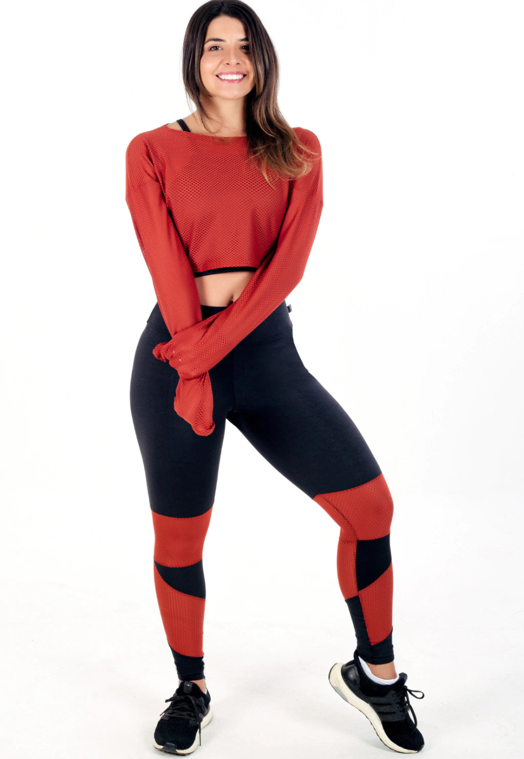 Conjunto Legging + Cropped com Telinha – Conforto e Estilo para Seus Treinos