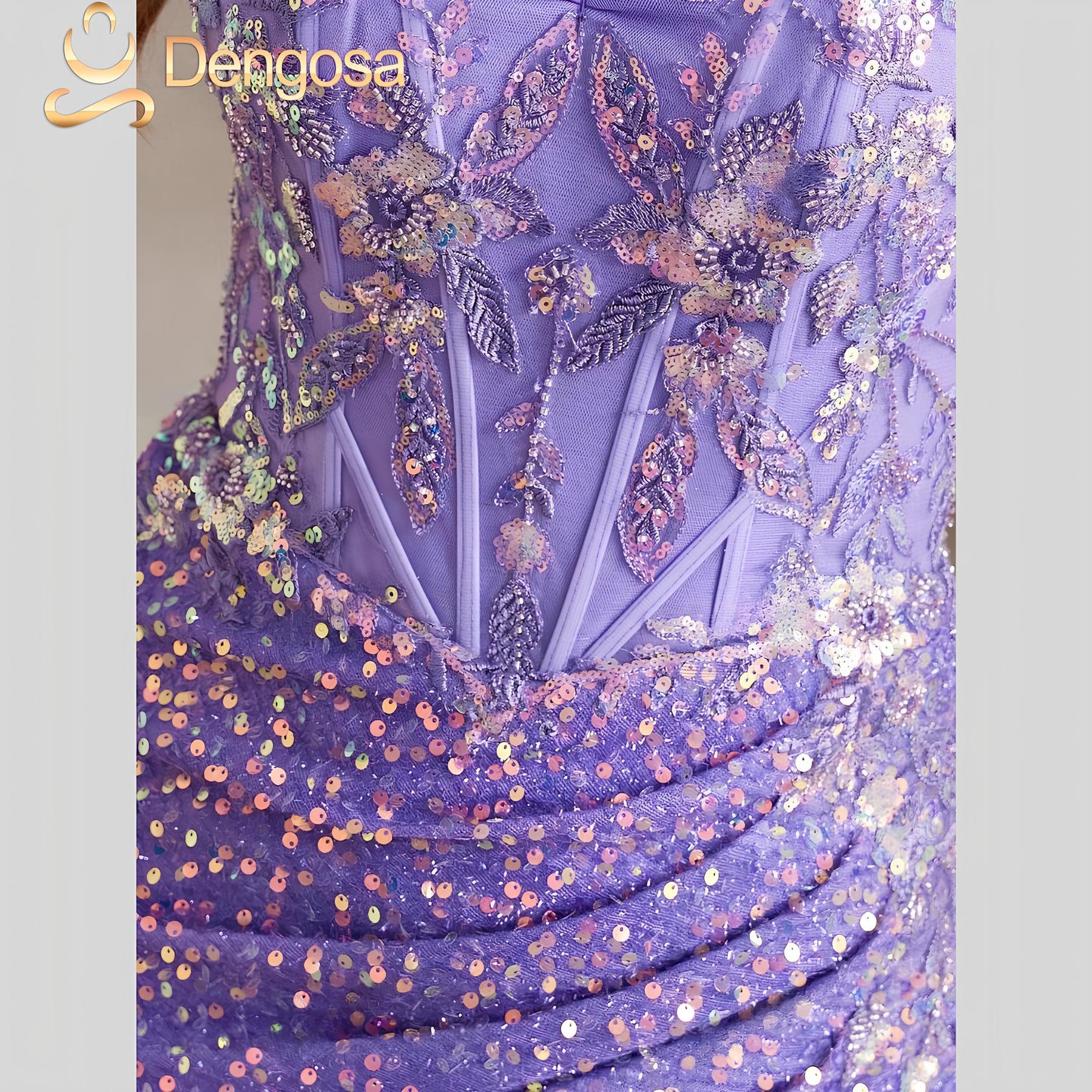 Vestido de Gala Luxuoso – 13 Cores Brilhantes!