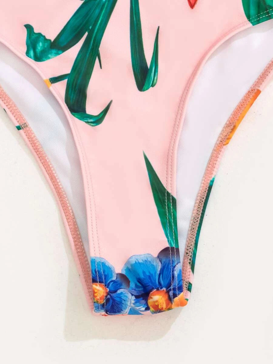 Biquíni Floral 3 Peças - A essência atual do verão