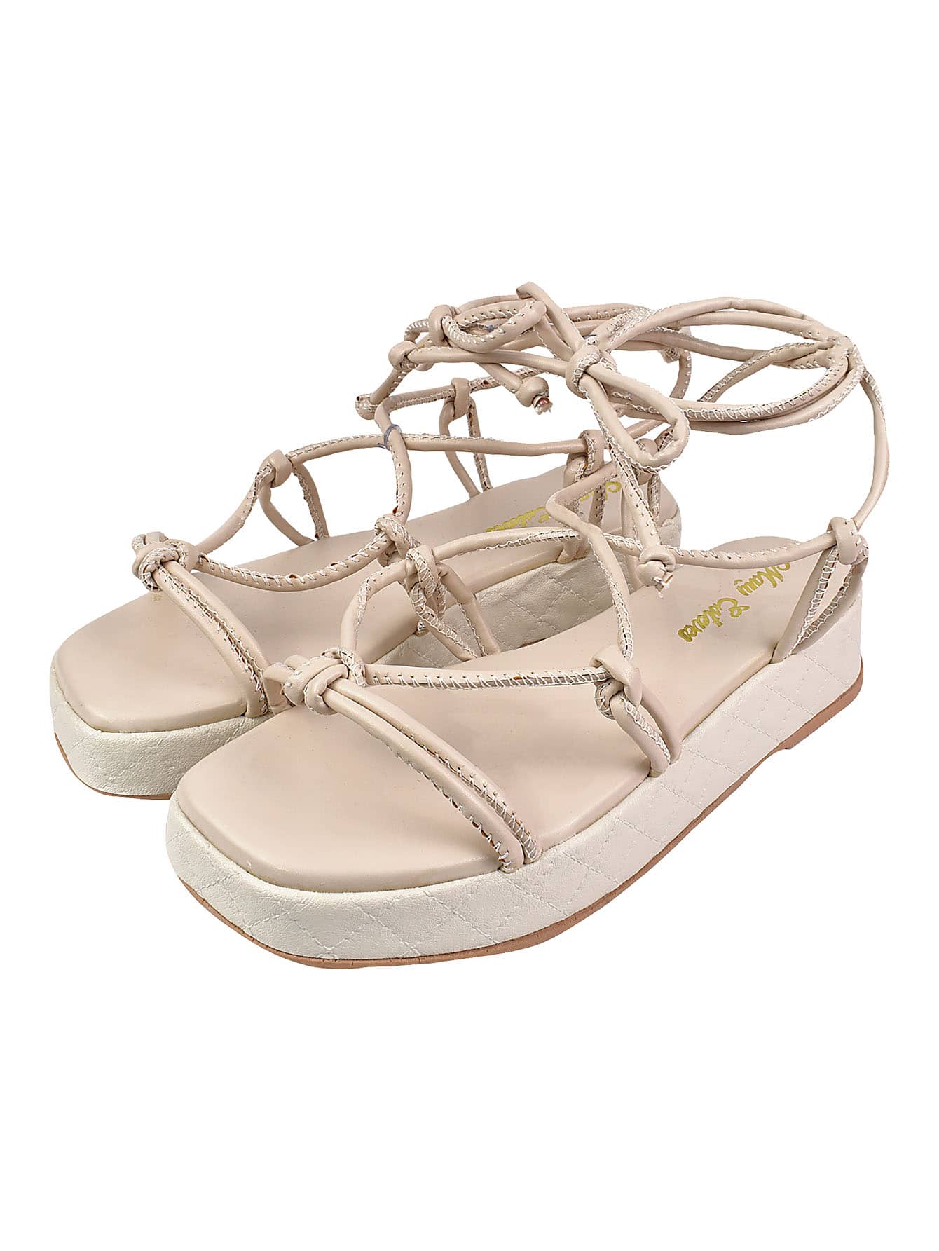 Sandália Feminina Papete de Amarrar