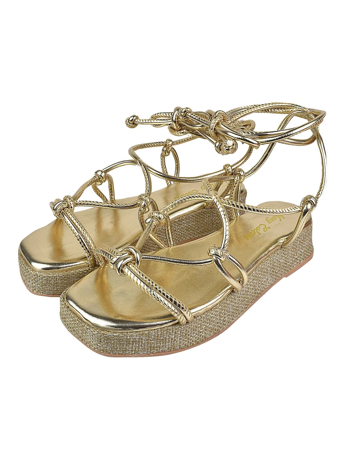 Sandália Feminina Papete de Amarrar