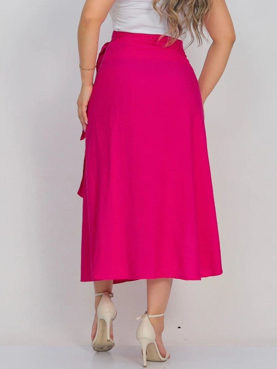 Saia Longa Envelope - Exale Feminilidade por onde passar!