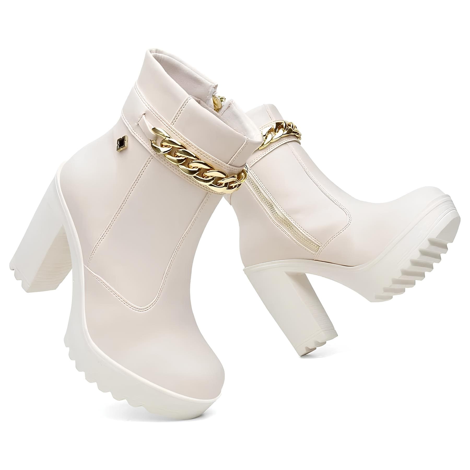 Coturno Feminino Cano Baixo – Salto 11cm e Conforto