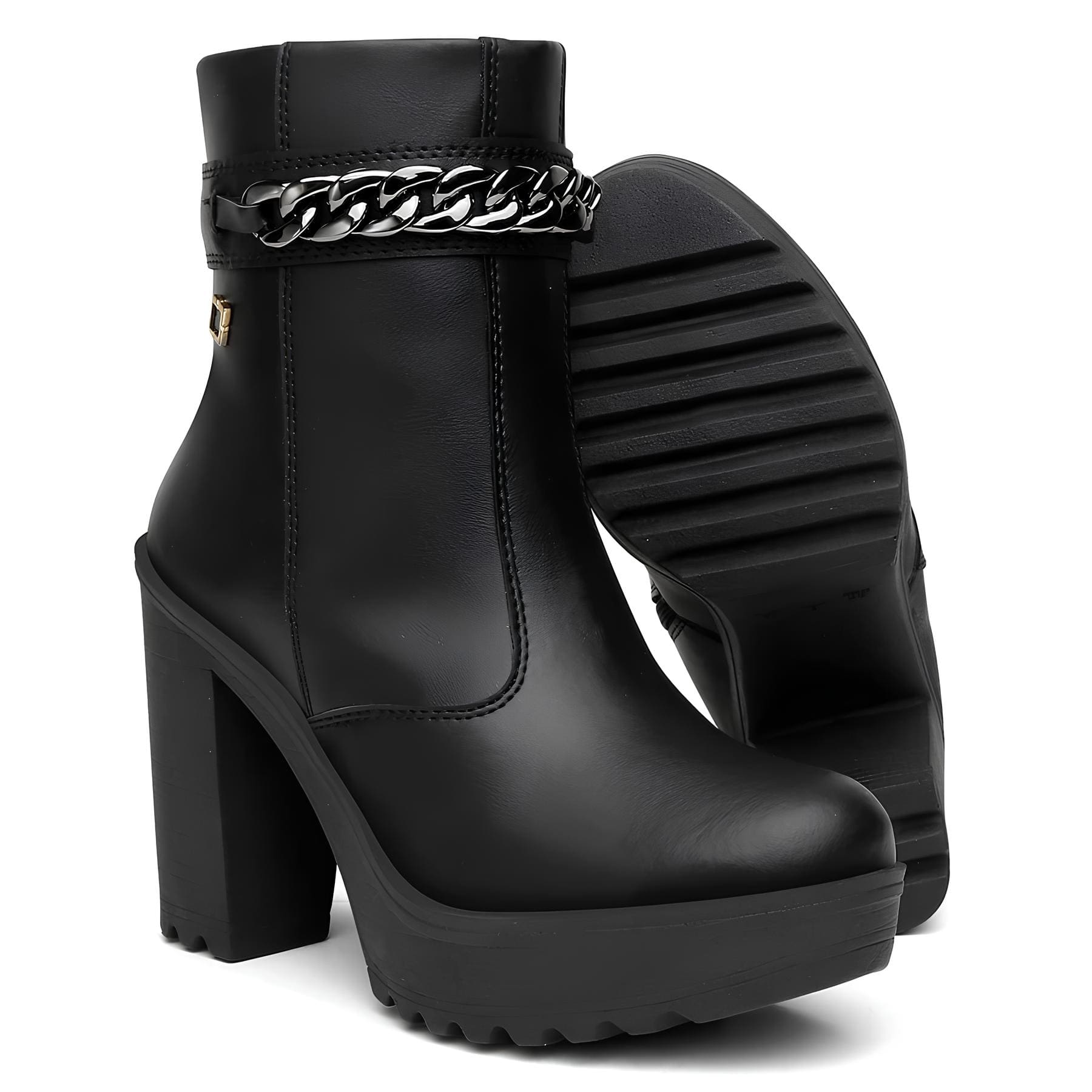 Coturno Feminino Cano Baixo – Salto 11cm e Conforto