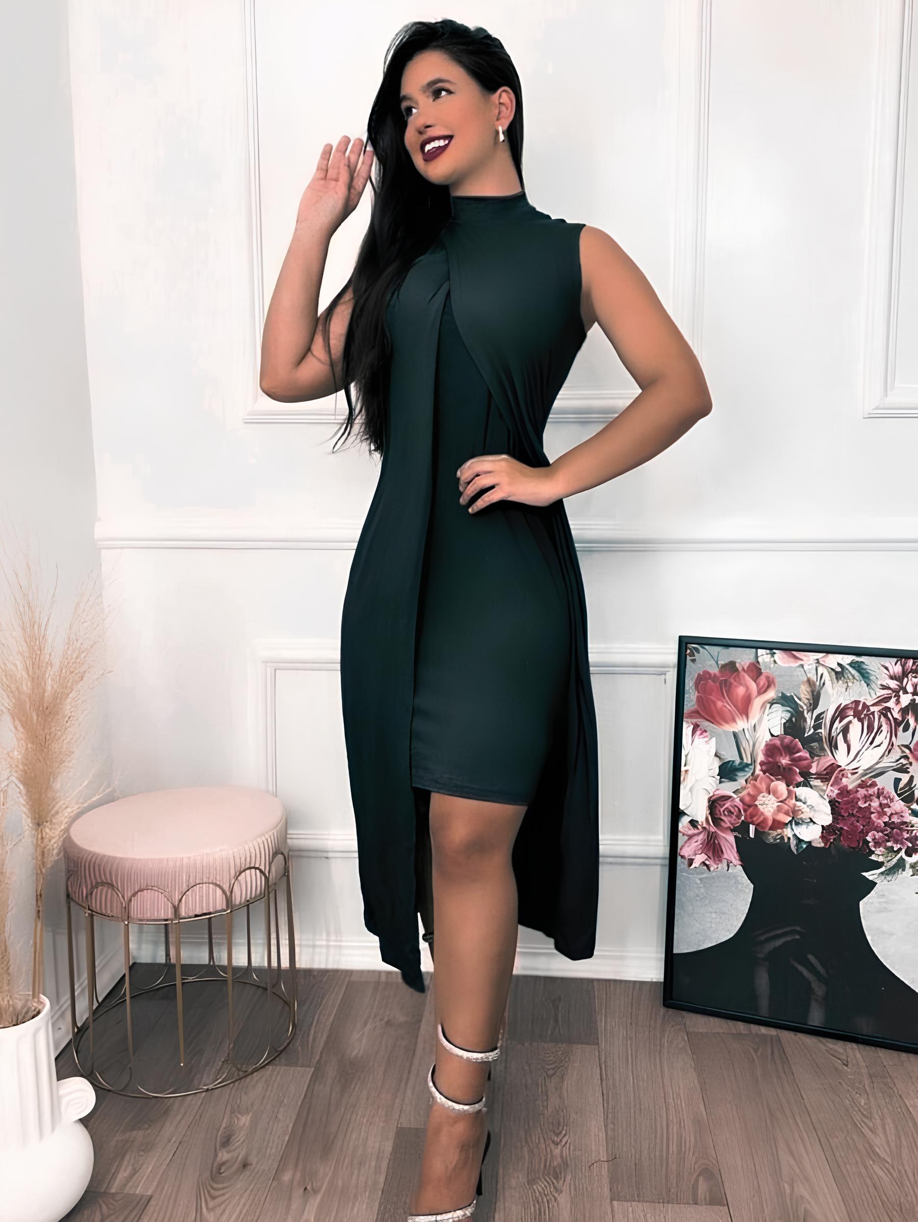Vestido Harmonia Elegante: Realce Suas Curvas com Sofisticação