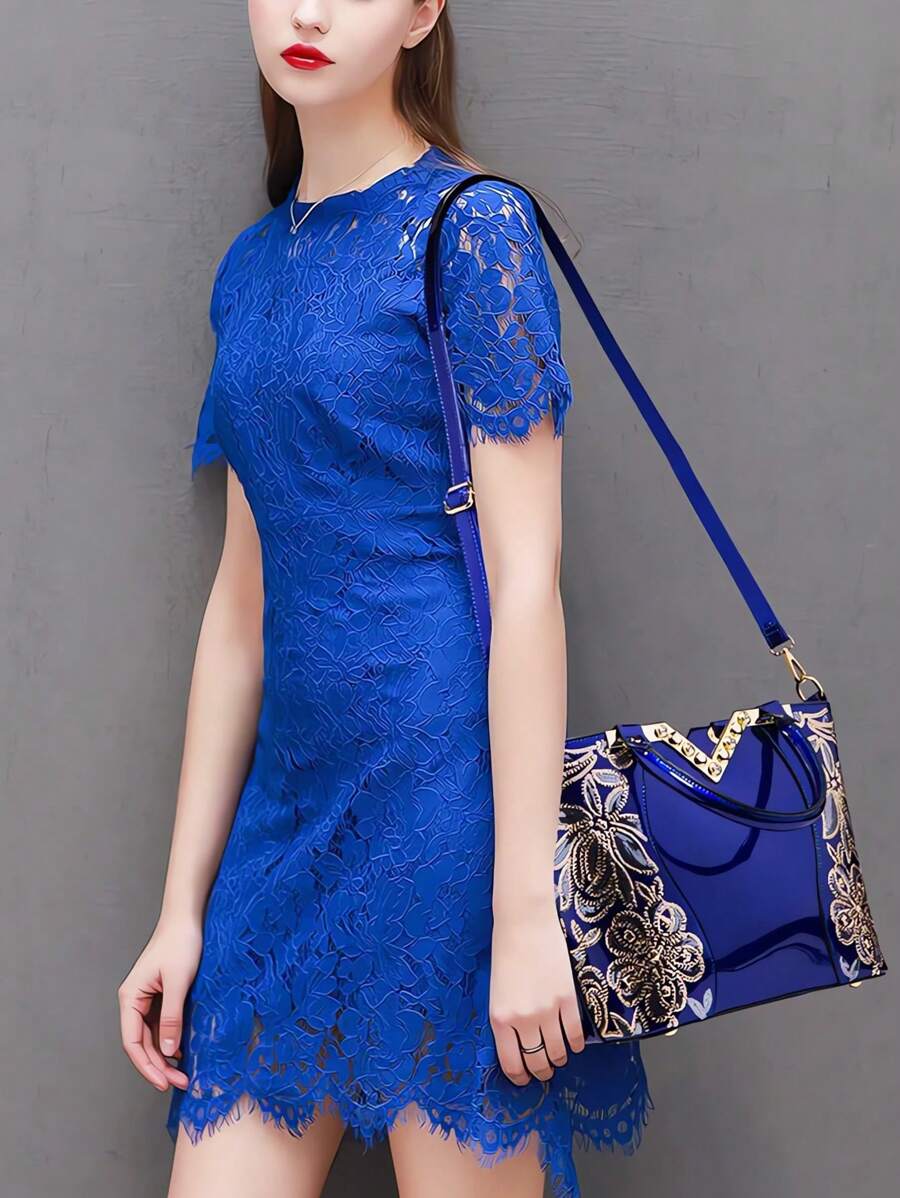 Bolsa Feminina de Couro Envernizado