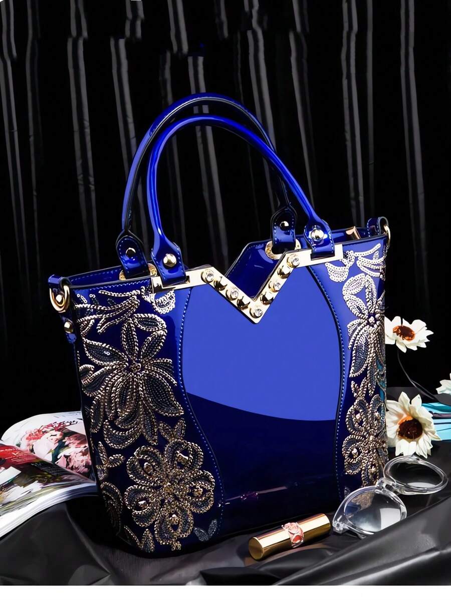 Bolsa Feminina de Couro Envernizado