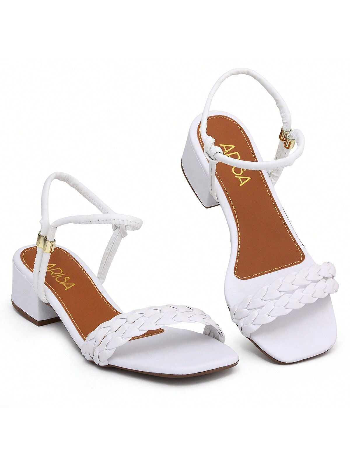 Sandália Salto Bloco Médio – Conforto e Estilo | 4 Cores