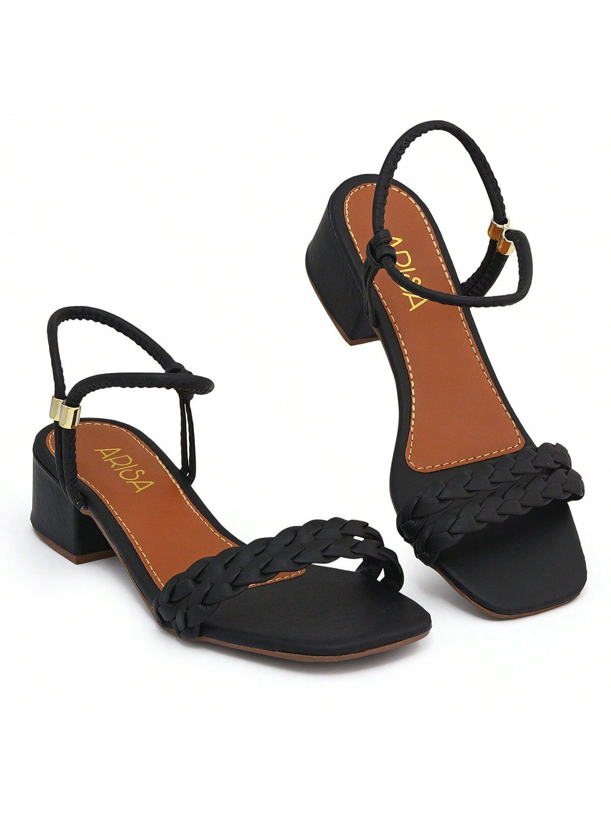 Sandália Salto Bloco Médio – Conforto e Estilo | 4 Cores