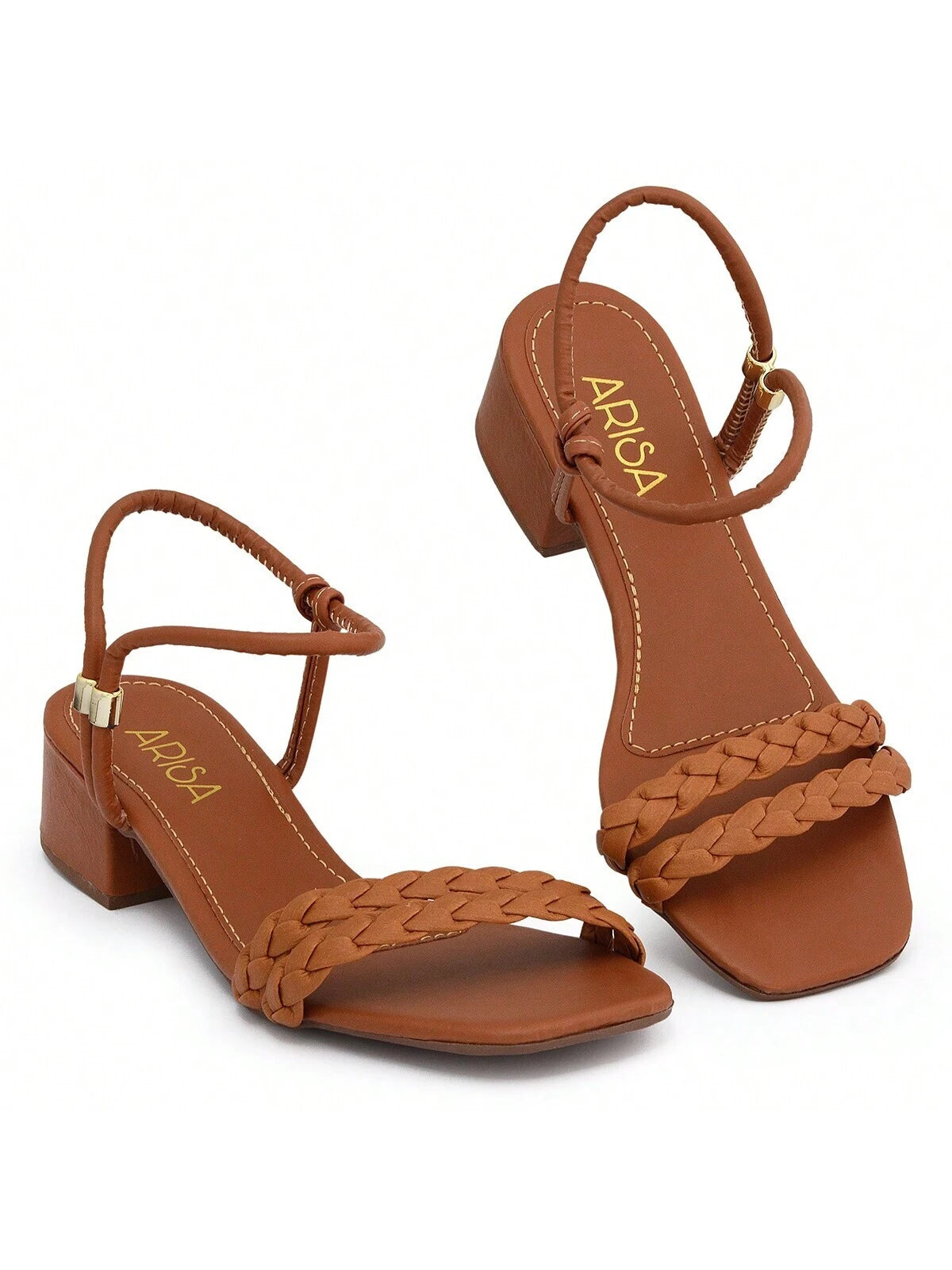 Sandália Salto Bloco Médio – Conforto e Estilo | 4 Cores