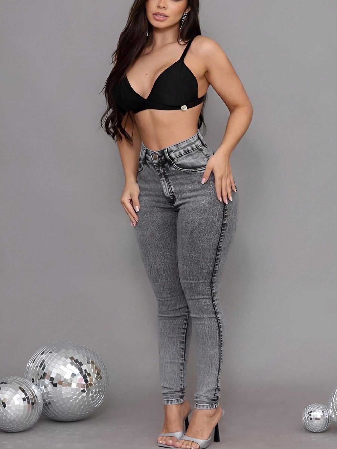 Calça Jeans Feminina Skinny | 4 Cores, do 34 ao 56