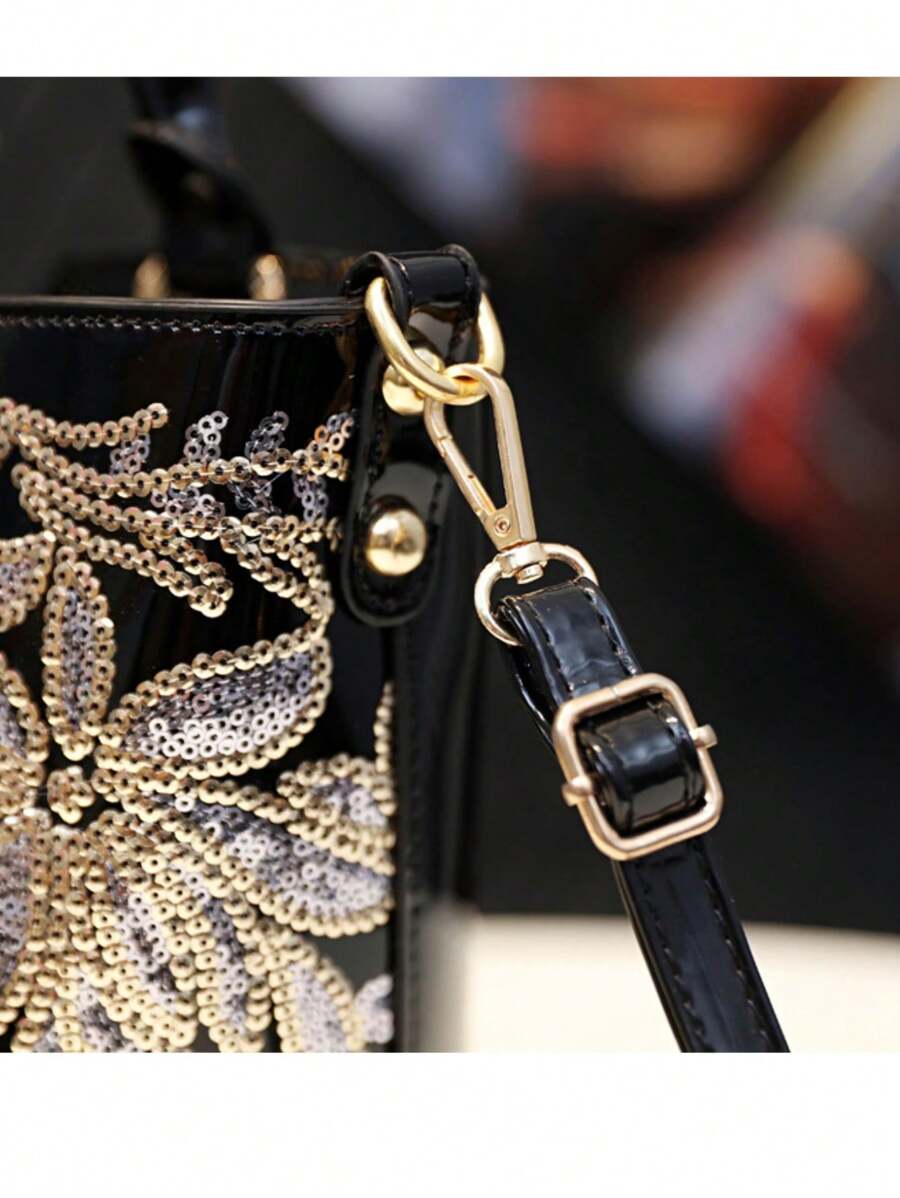 Bolsa Feminina de Couro Envernizado