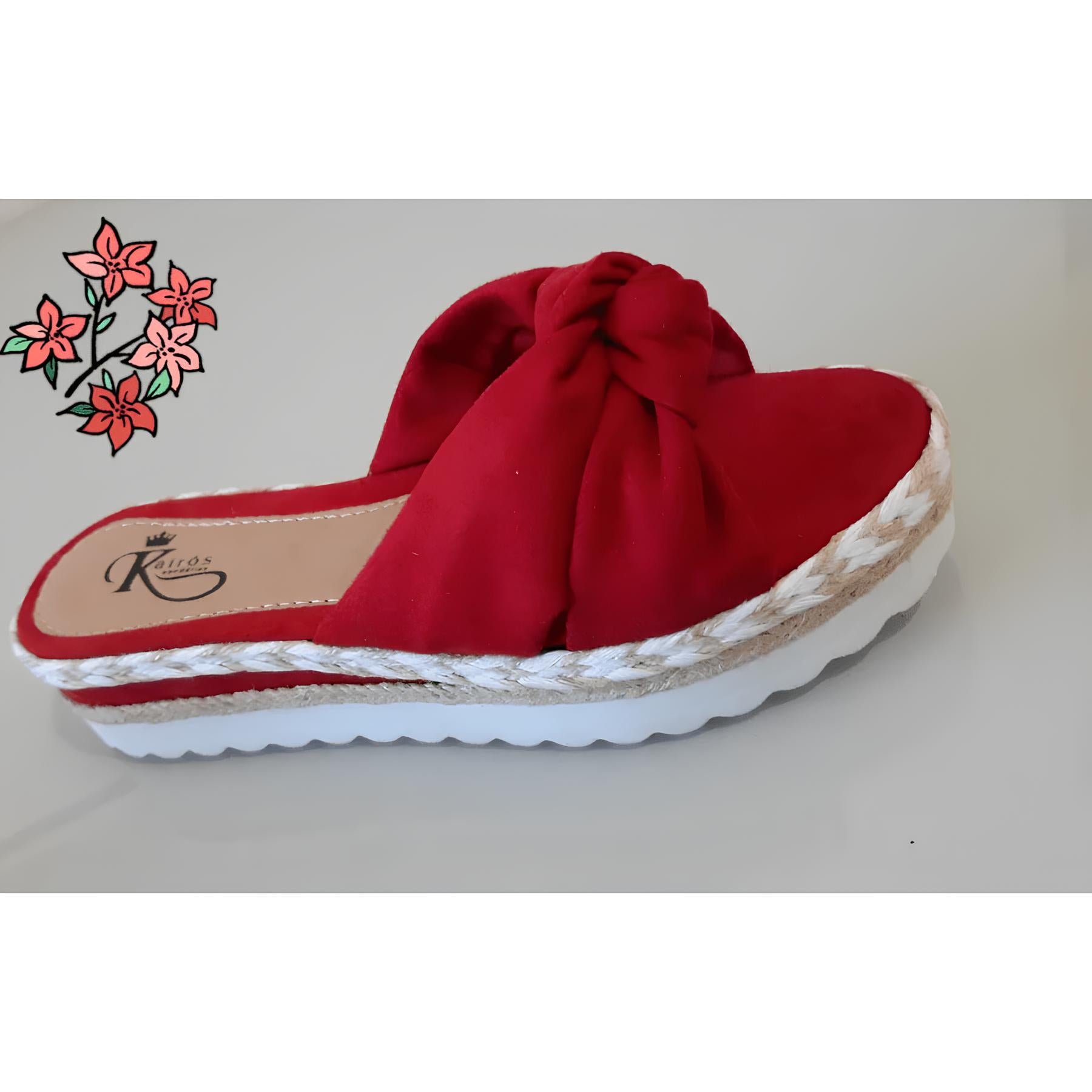 sandália tamanco de nó