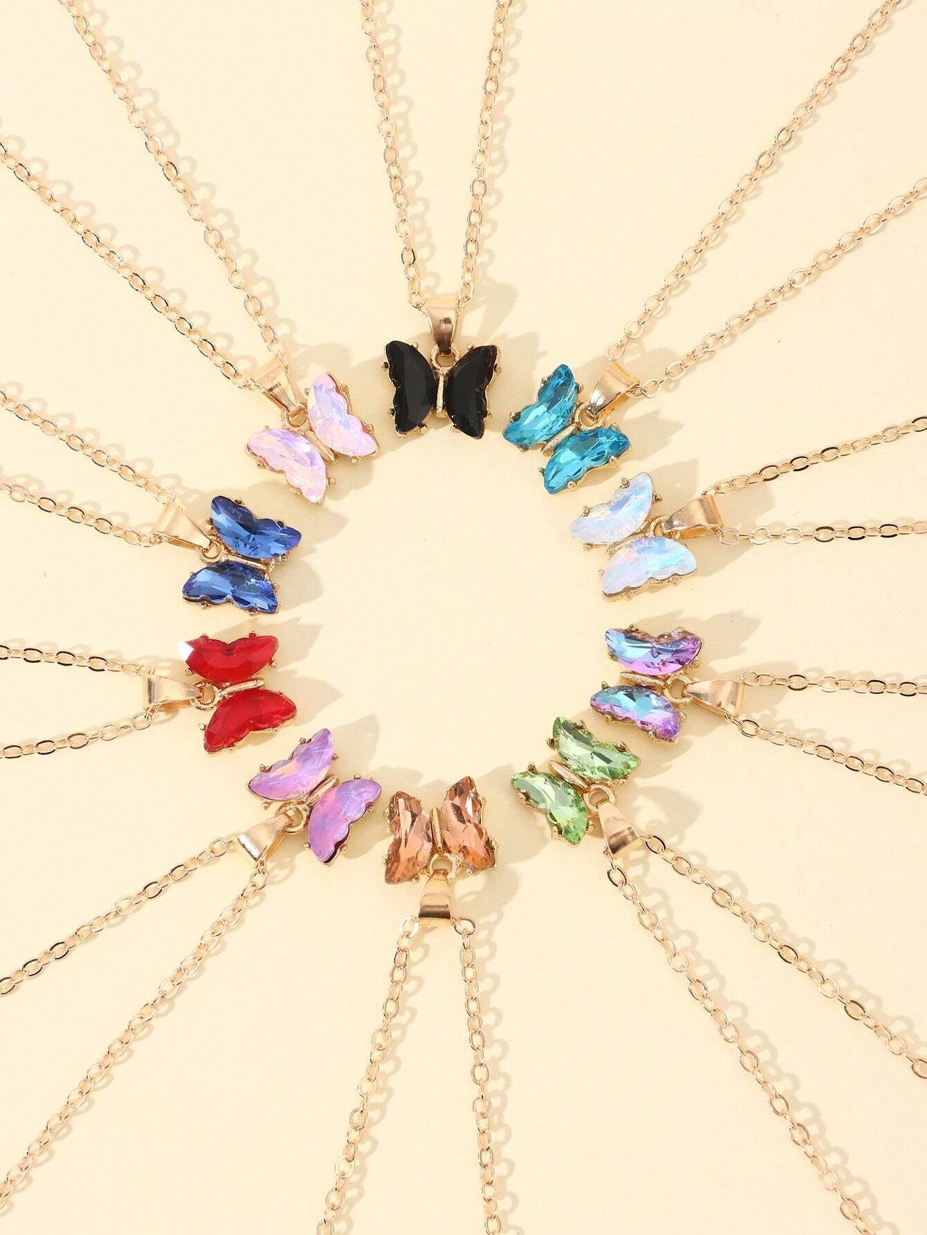 colar feminino borboleta