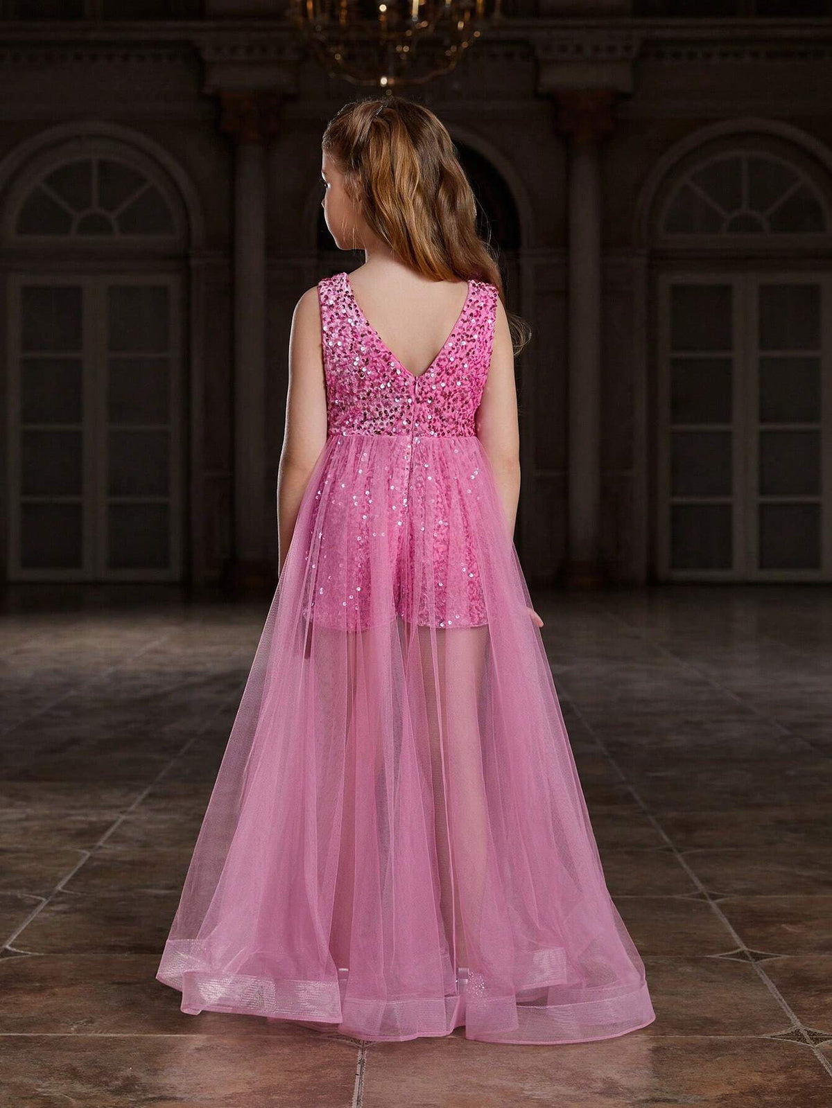 Macacão Infantil para Festa com Lantejoulas – 2 Cores Lindas