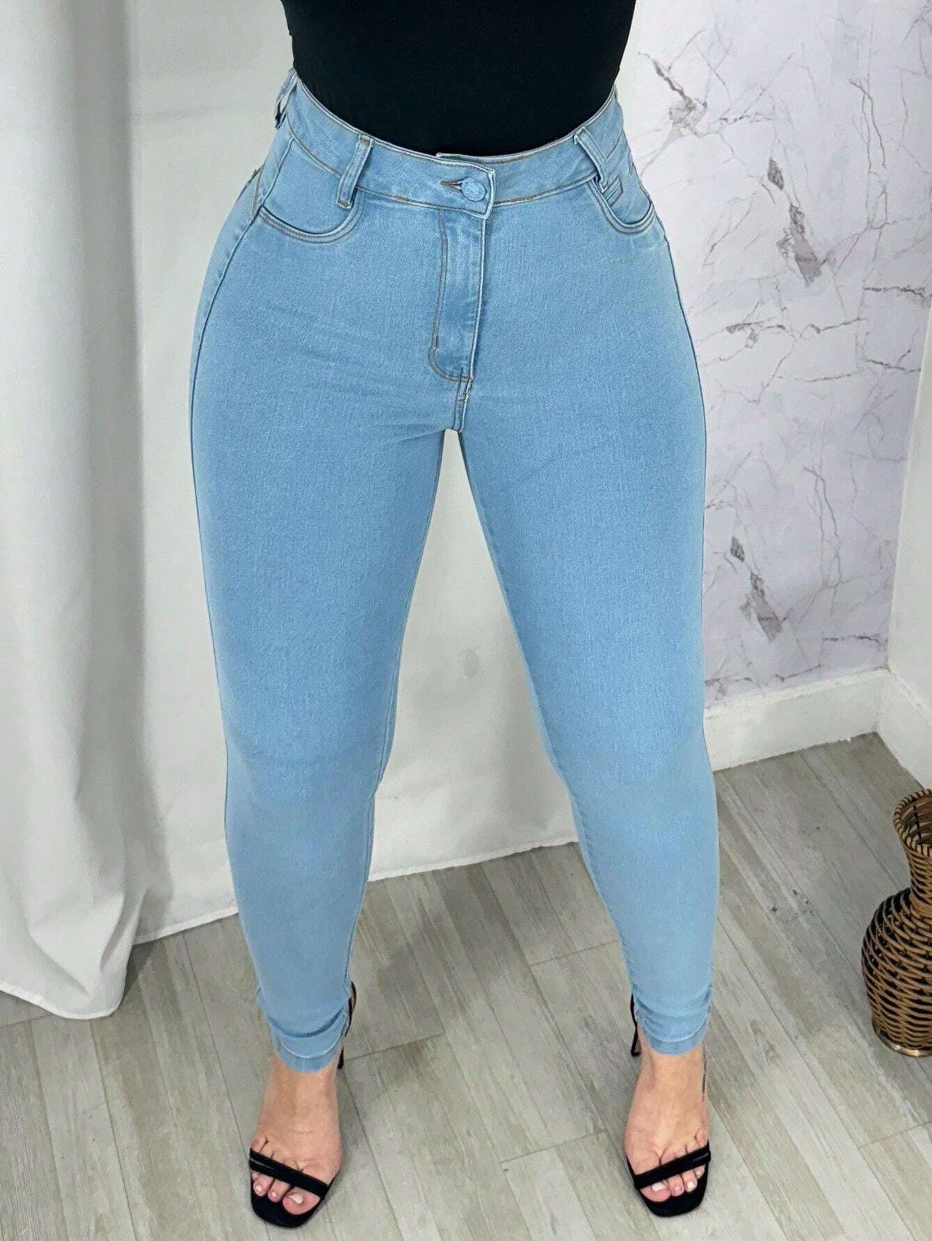 Calça Jeans Feminina Skinny | 4 Cores, do 34 ao 56