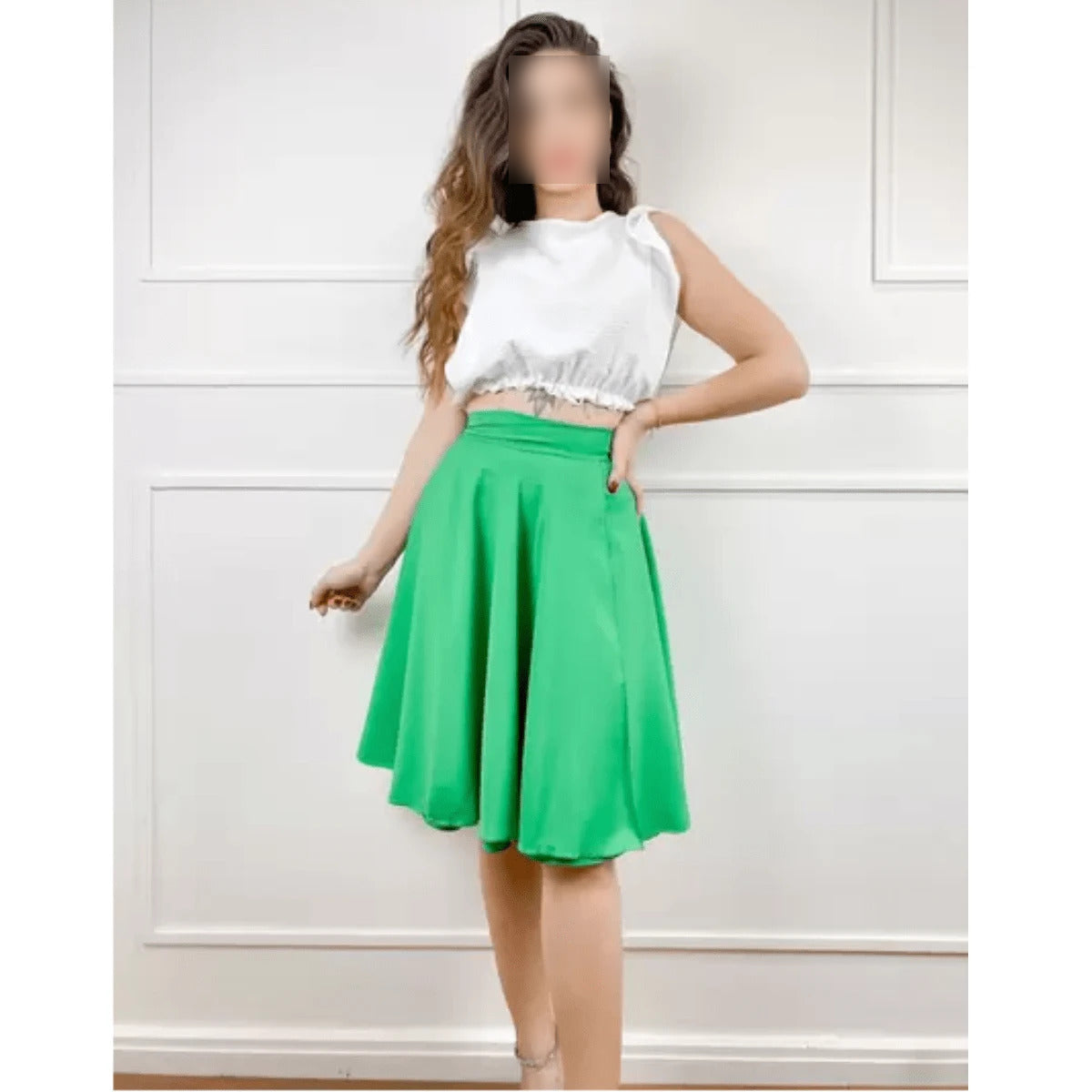 Saia Média Grace Midi