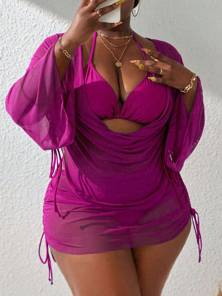 Conjunto Plus Size Biquíni de Verão Completo