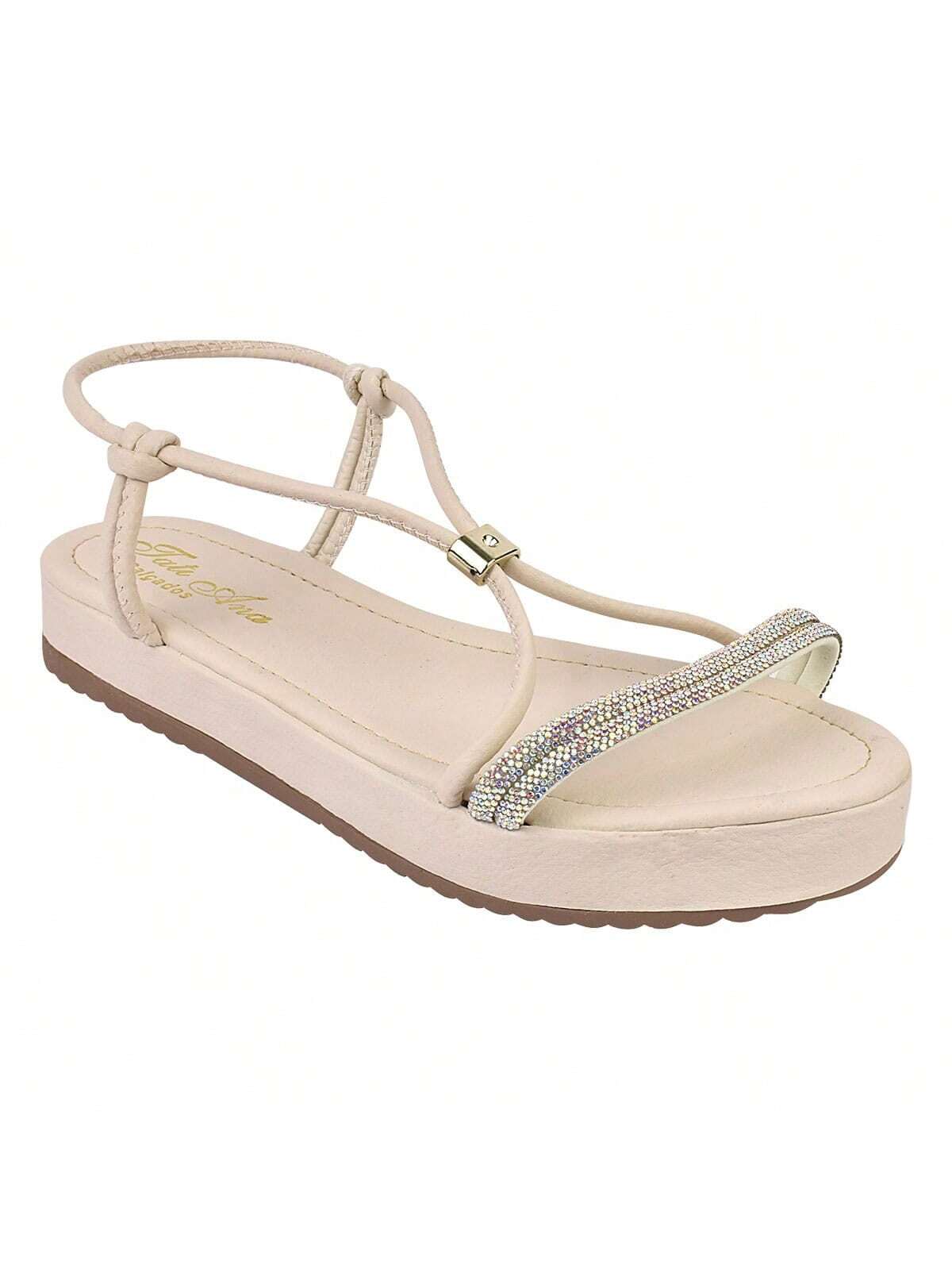 Sandália Papete Casual com Regulagem Frontal