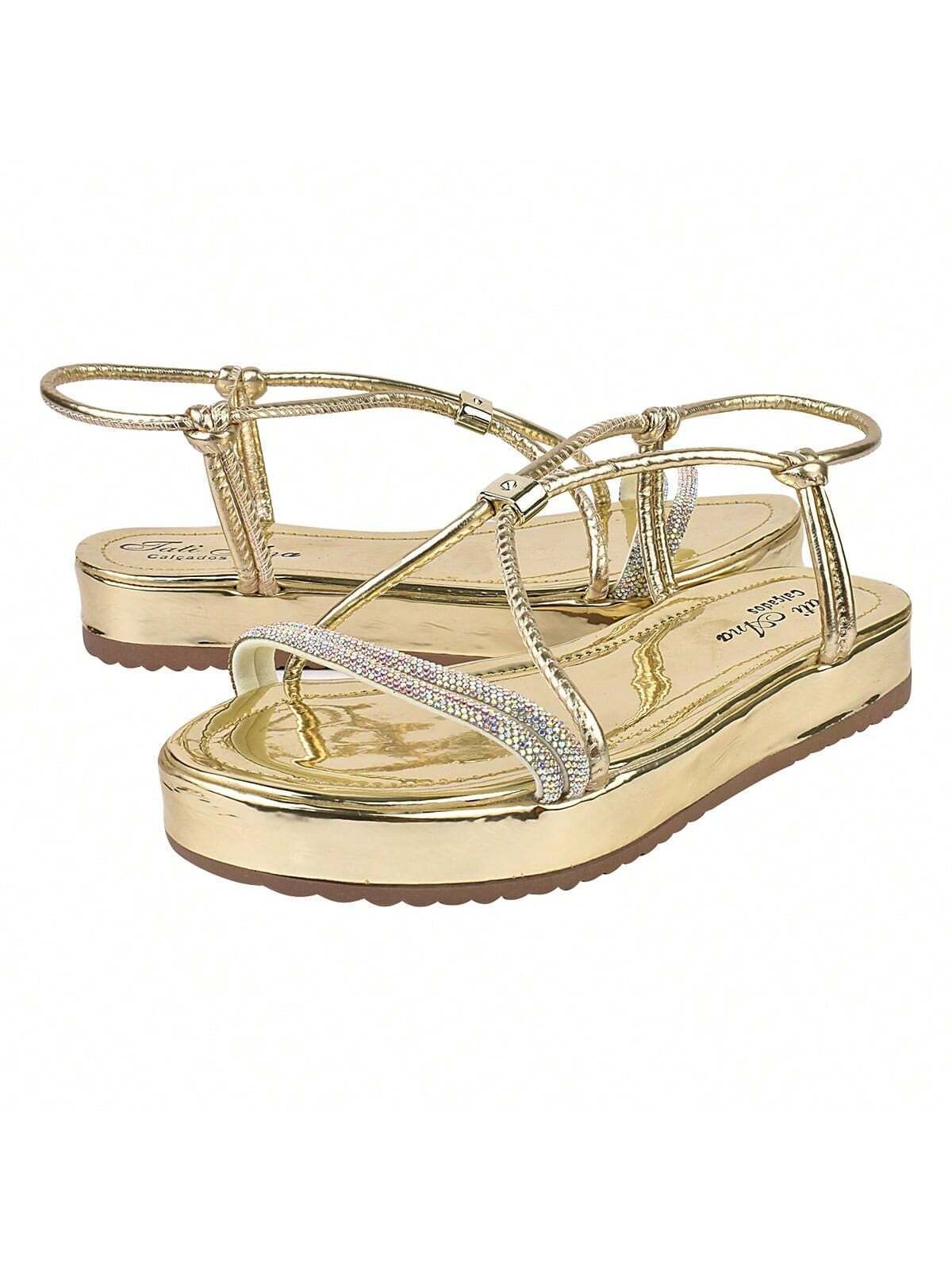 Sandália Papete Casual com Regulagem Frontal