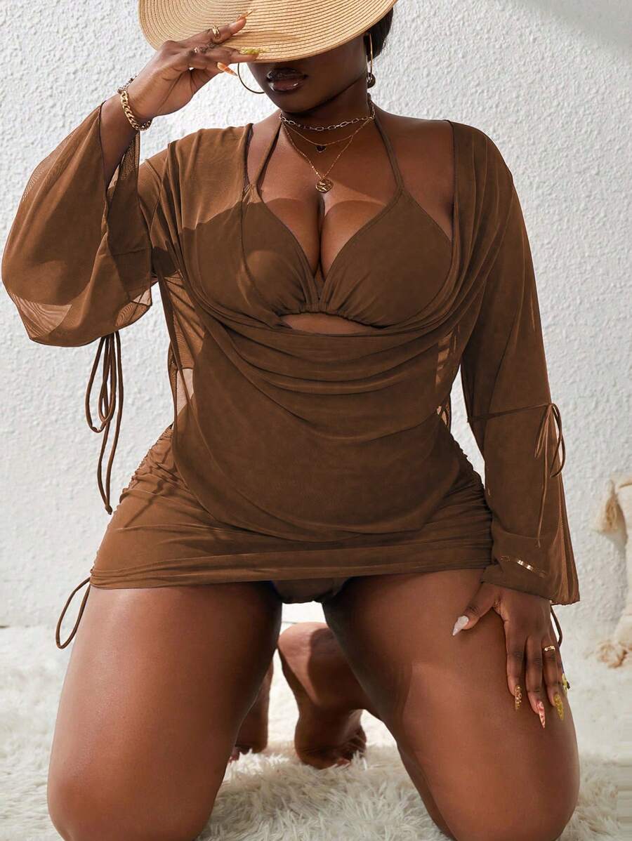 Conjunto Plus Size Biquíni de Verão Completo