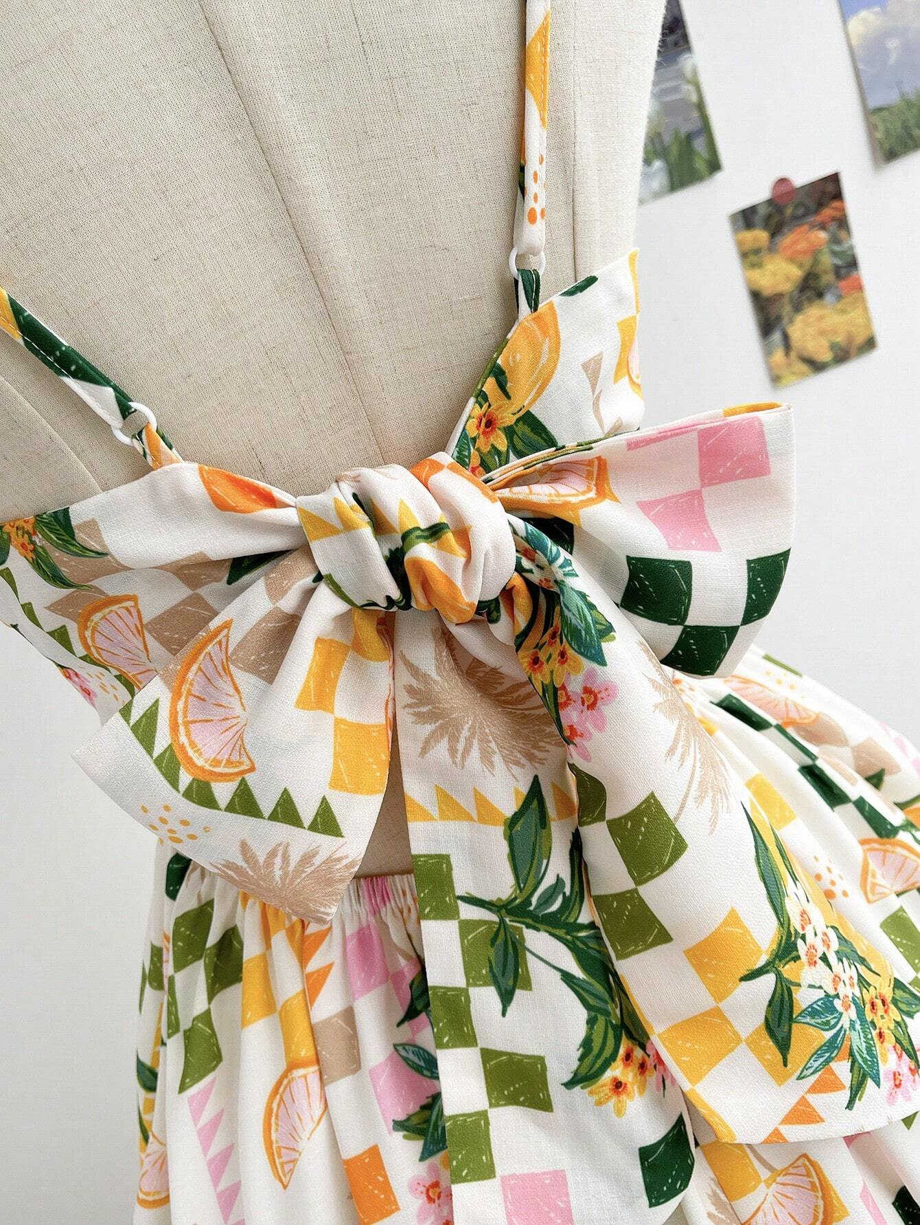 Vestido Curto Xadrez – Leve, Colorido e Divertido