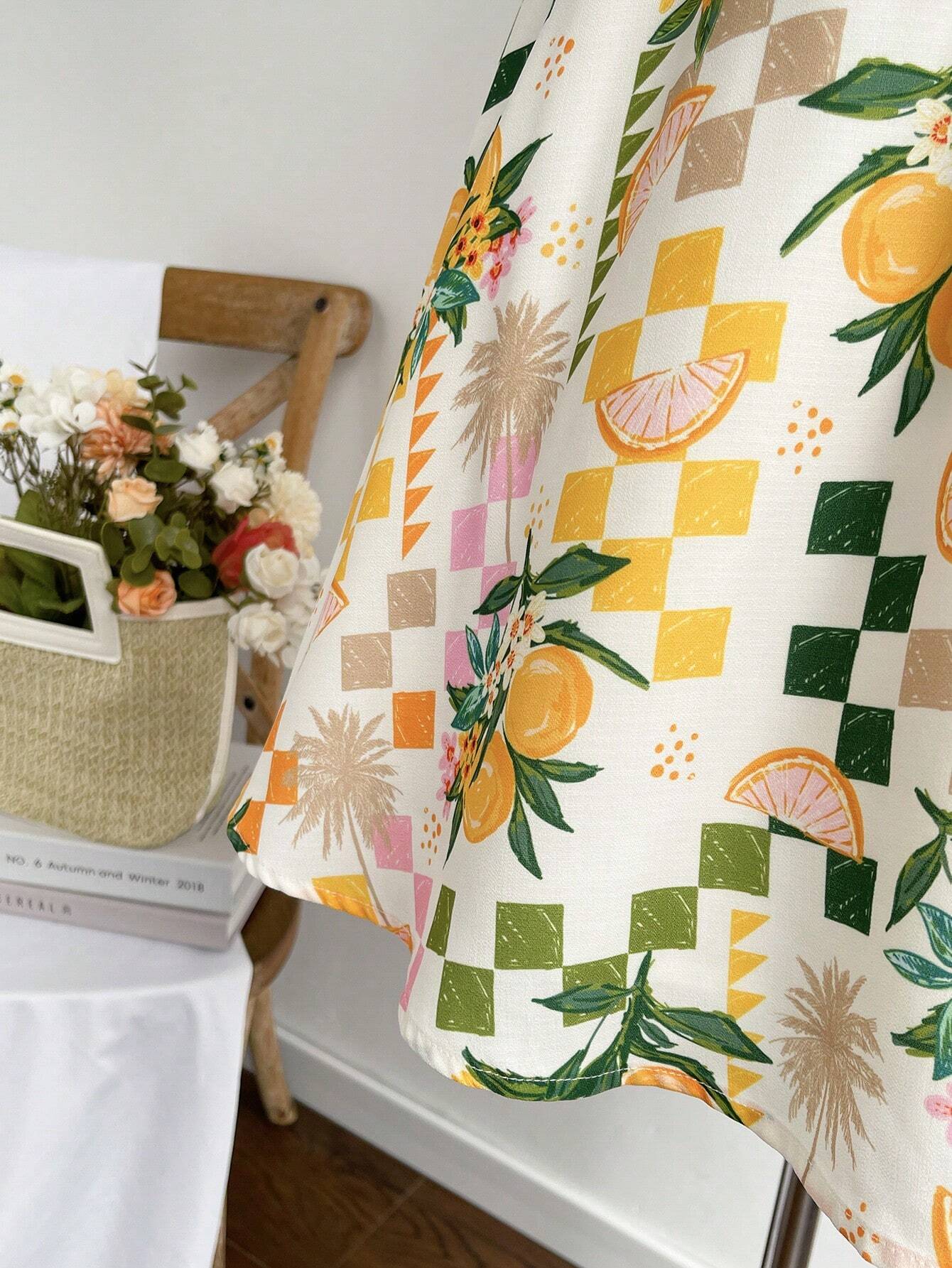 Vestido Curto Xadrez – Leve, Colorido e Divertido