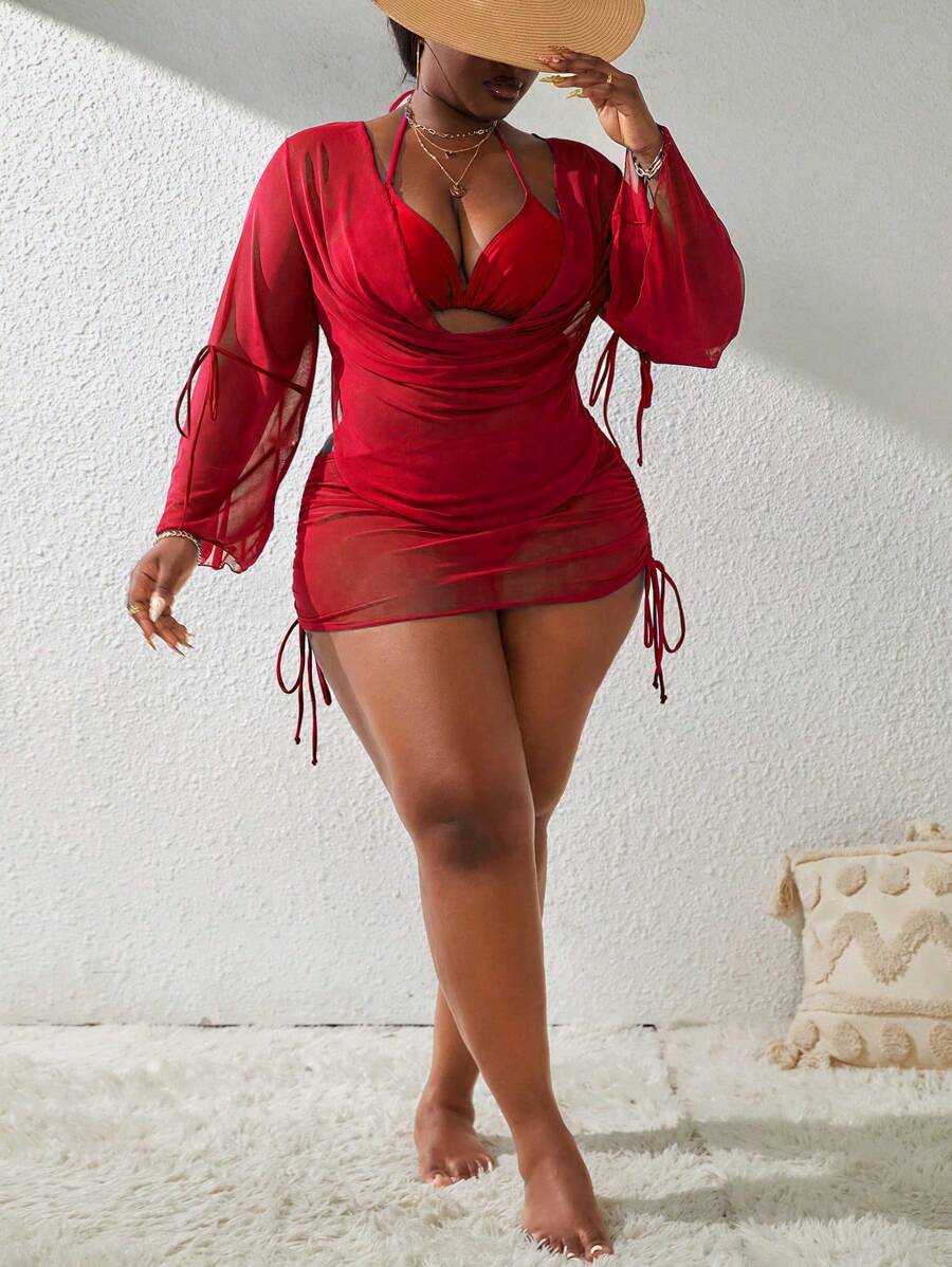 Conjunto Plus Size Biquíni de Verão Completo