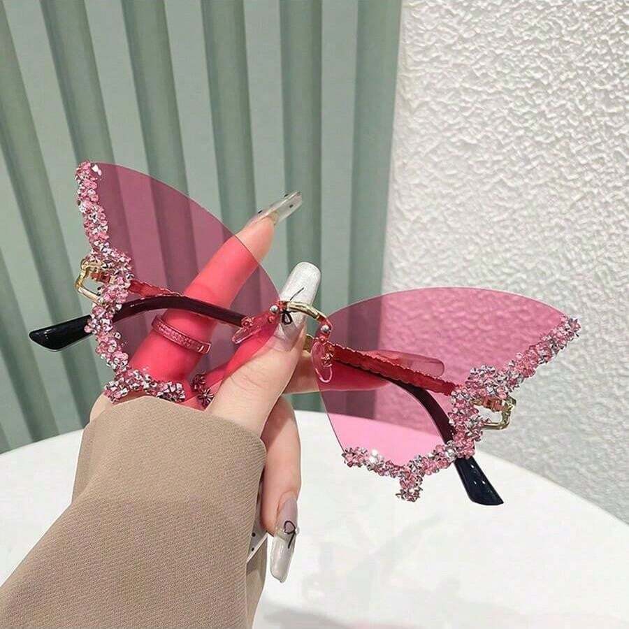 Óculos feminino Butterfly Vision – Elegância e Originalidade para Mulheres Apaixonadas por Estilo