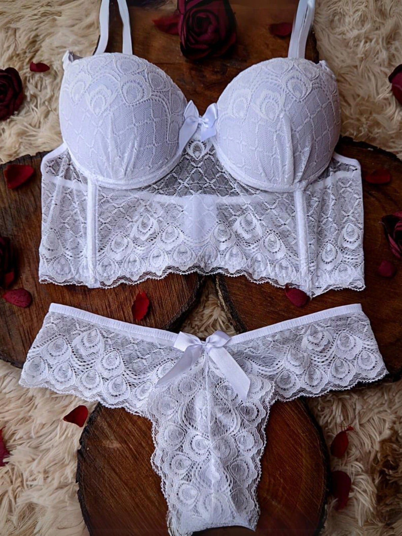 Conjunto Lingerie de Luxo – 7 Cores Sofisticadas | P ao GG