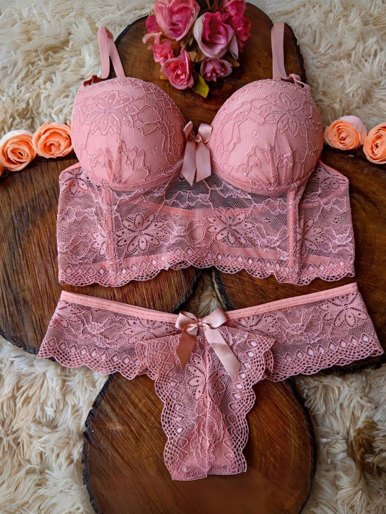 Conjunto Lingerie de Luxo – 7 Cores Sofisticadas | P ao GG