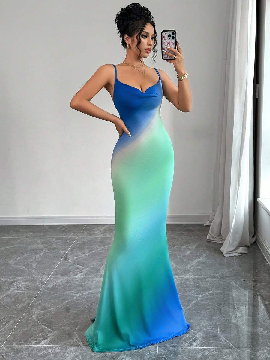 Vestido Longo Sereia – Elegância em 2 Cores