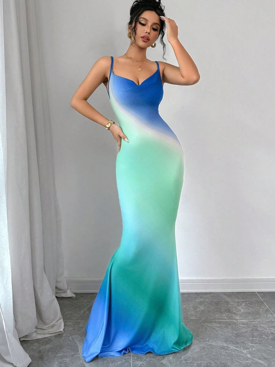 Vestido Longo Sereia – Elegância em 2 Cores