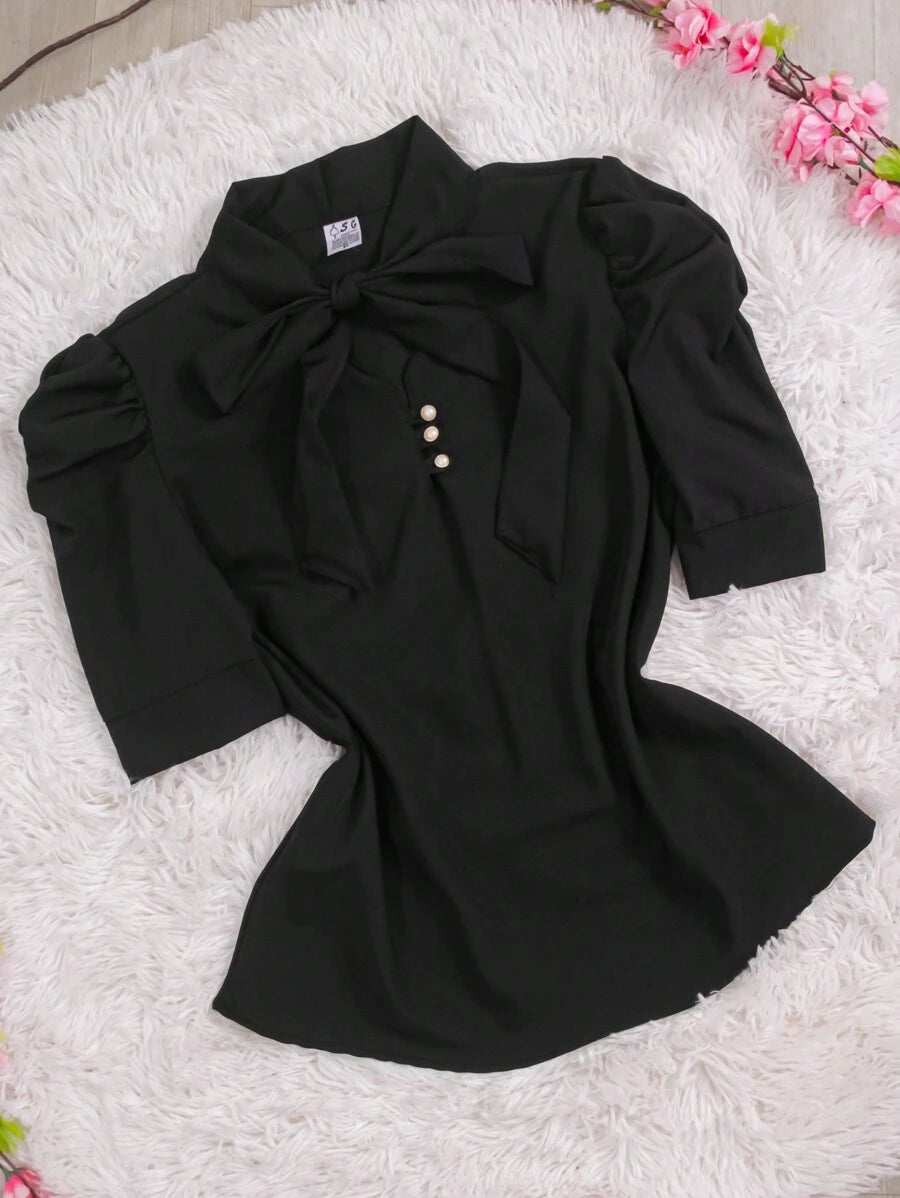 Blusa Feminina Social Manga Bufante
