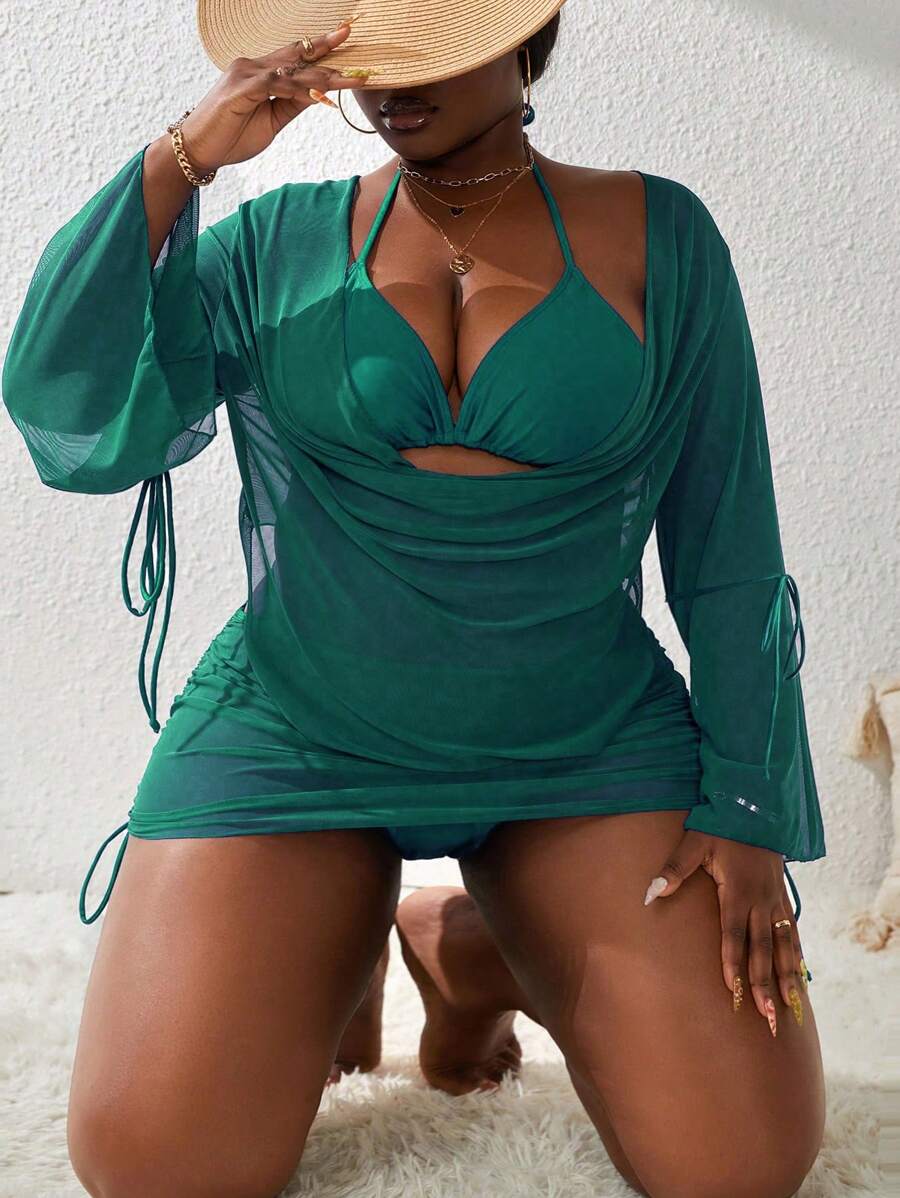 Conjunto Plus Size Biquíni de Verão Completo
