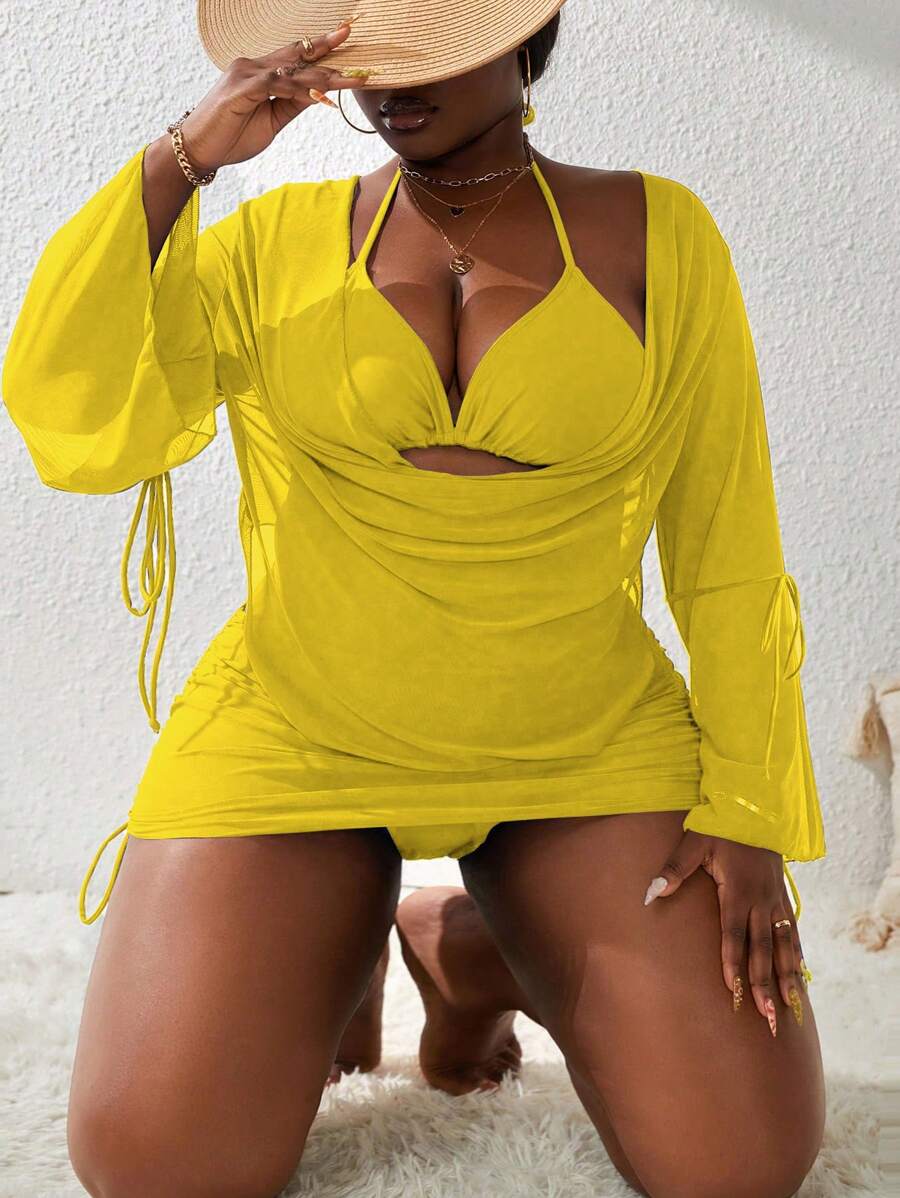 Conjunto Plus Size Biquíni de Verão Completo