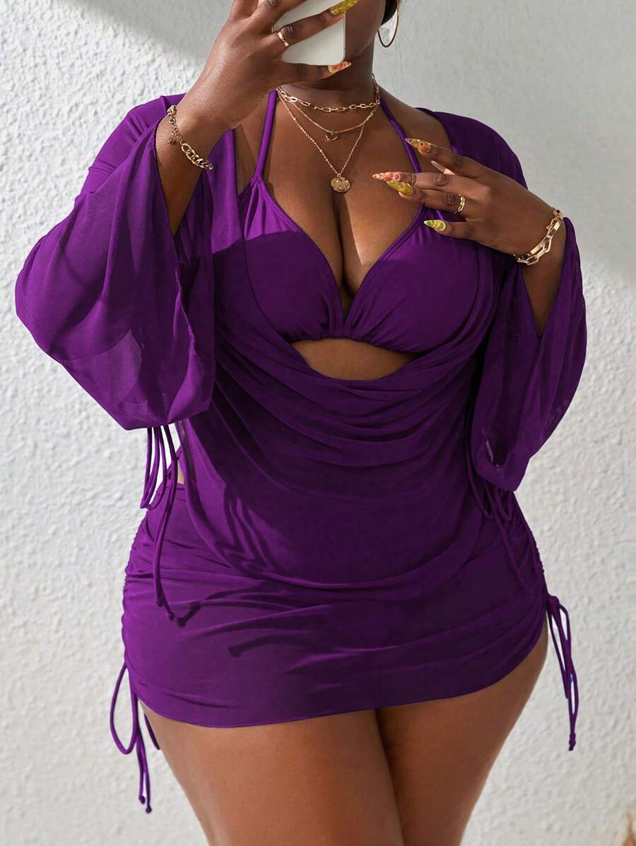 Conjunto Plus Size Biquíni de Verão Completo