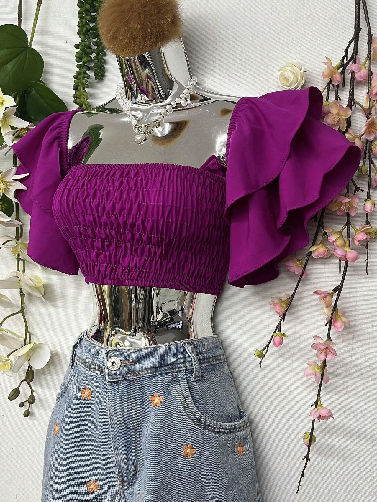 Blusa Cropped Boho | 16 Cores e Conforto Perfeito!