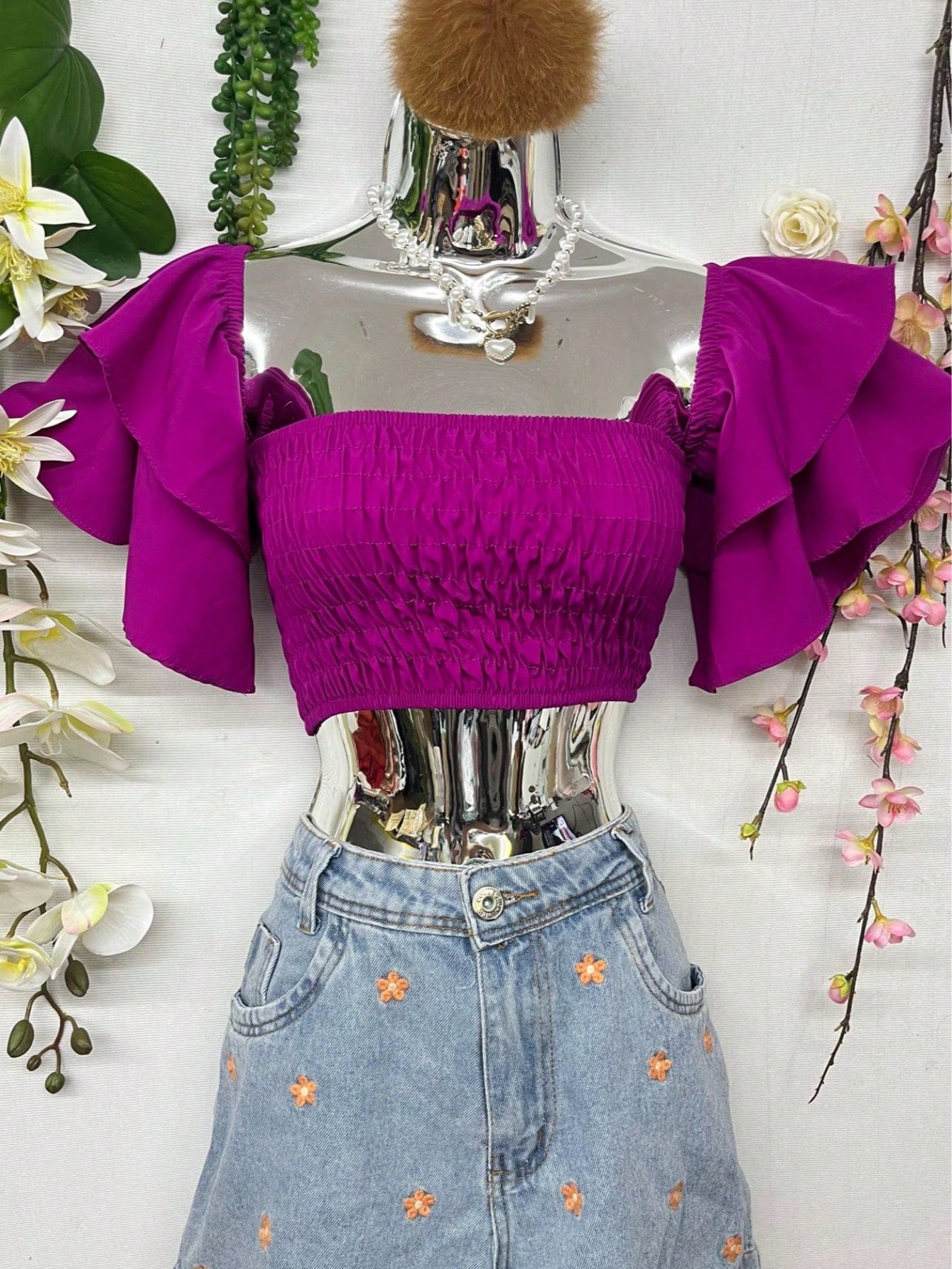 Blusa Cropped Boho | 16 Cores e Conforto Perfeito!