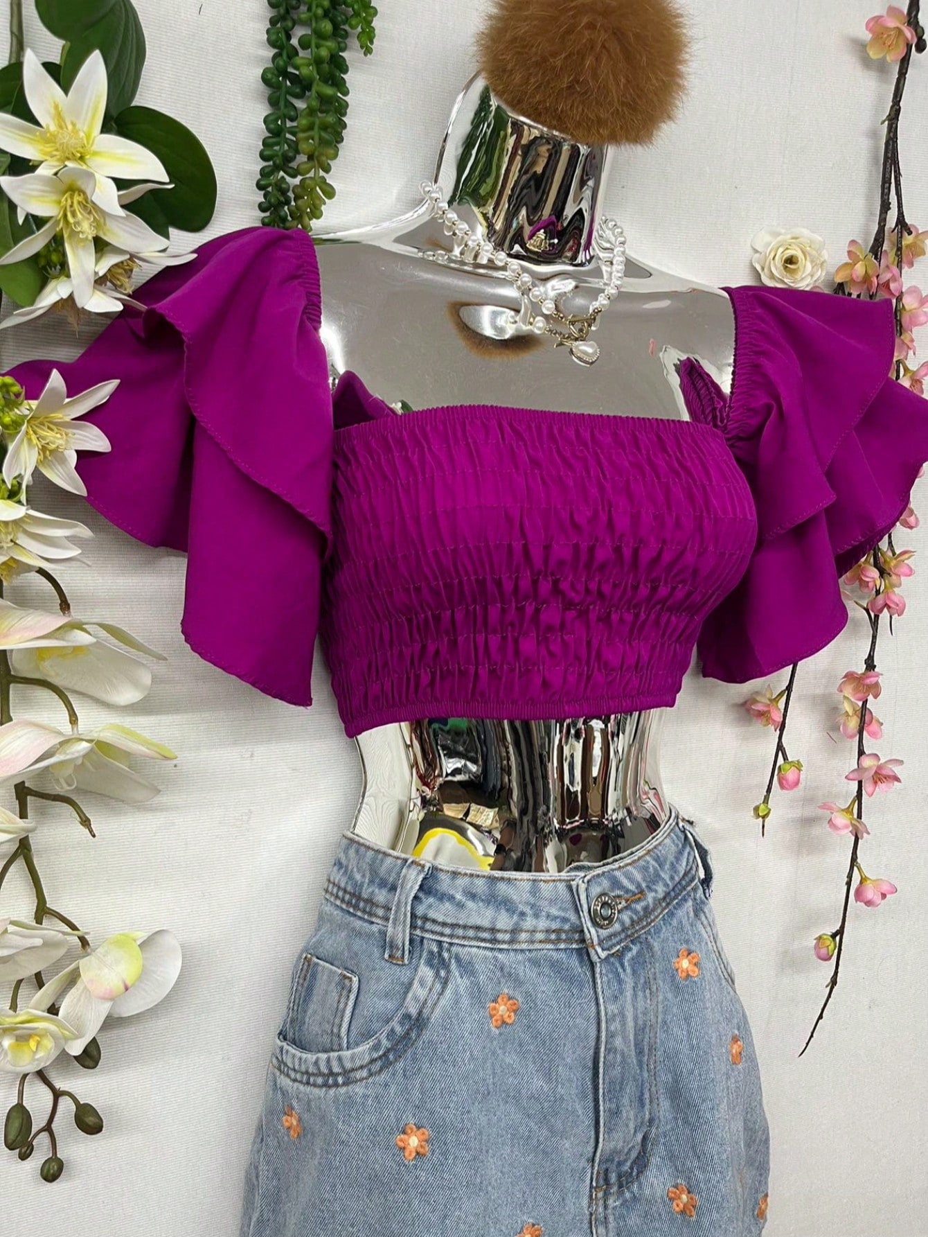 Blusa Cropped Boho | 16 Cores e Conforto Perfeito!