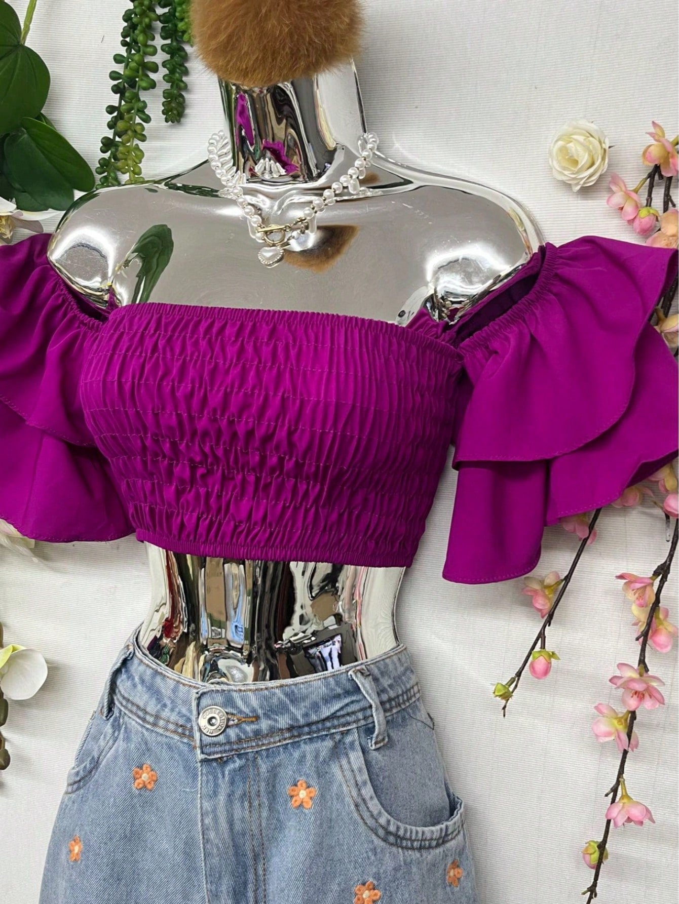 Blusa Cropped Boho | 16 Cores e Conforto Perfeito!