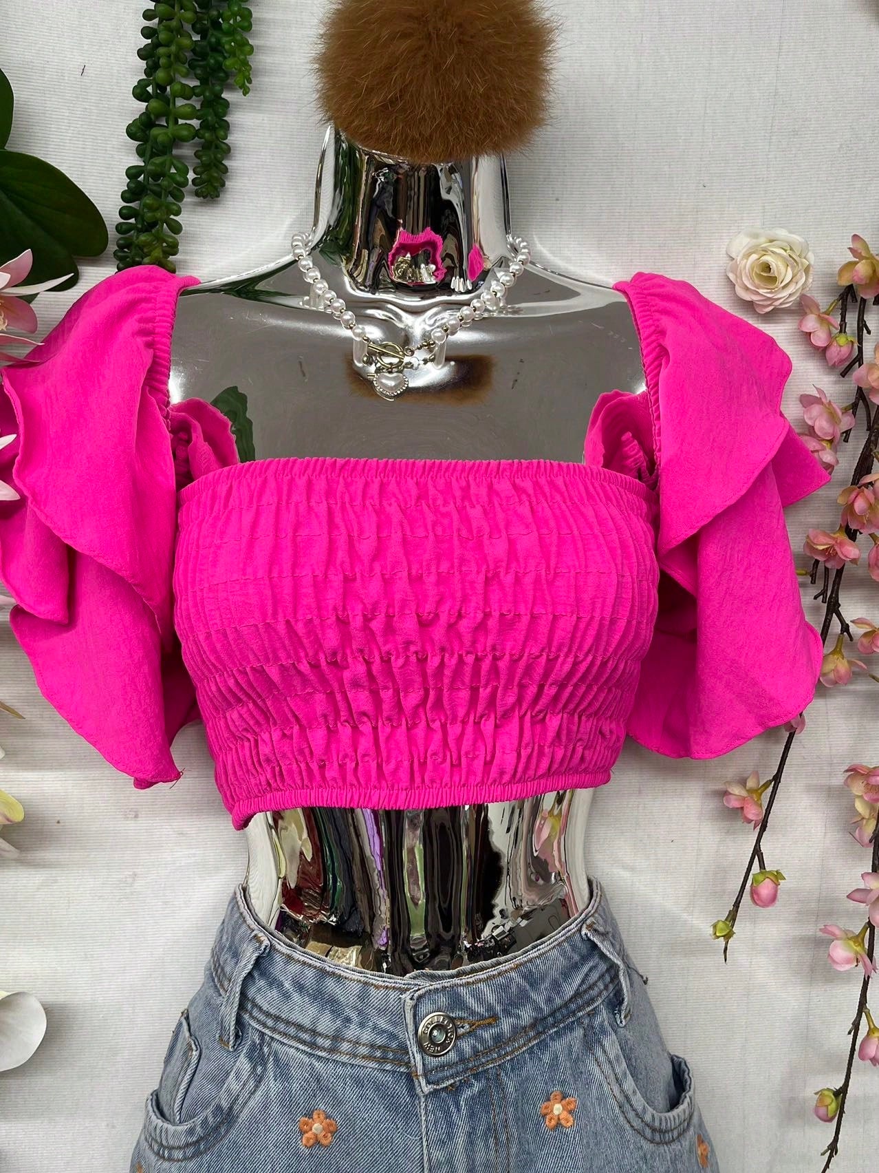 Blusa Cropped Boho | 16 Cores e Conforto Perfeito!