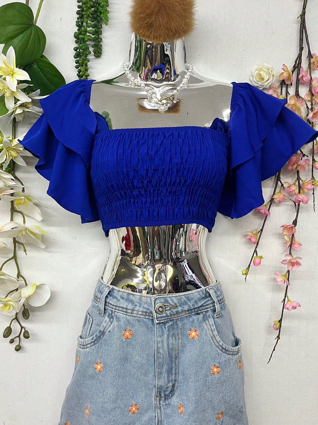 Blusa Cropped Boho | 16 Cores e Conforto Perfeito!