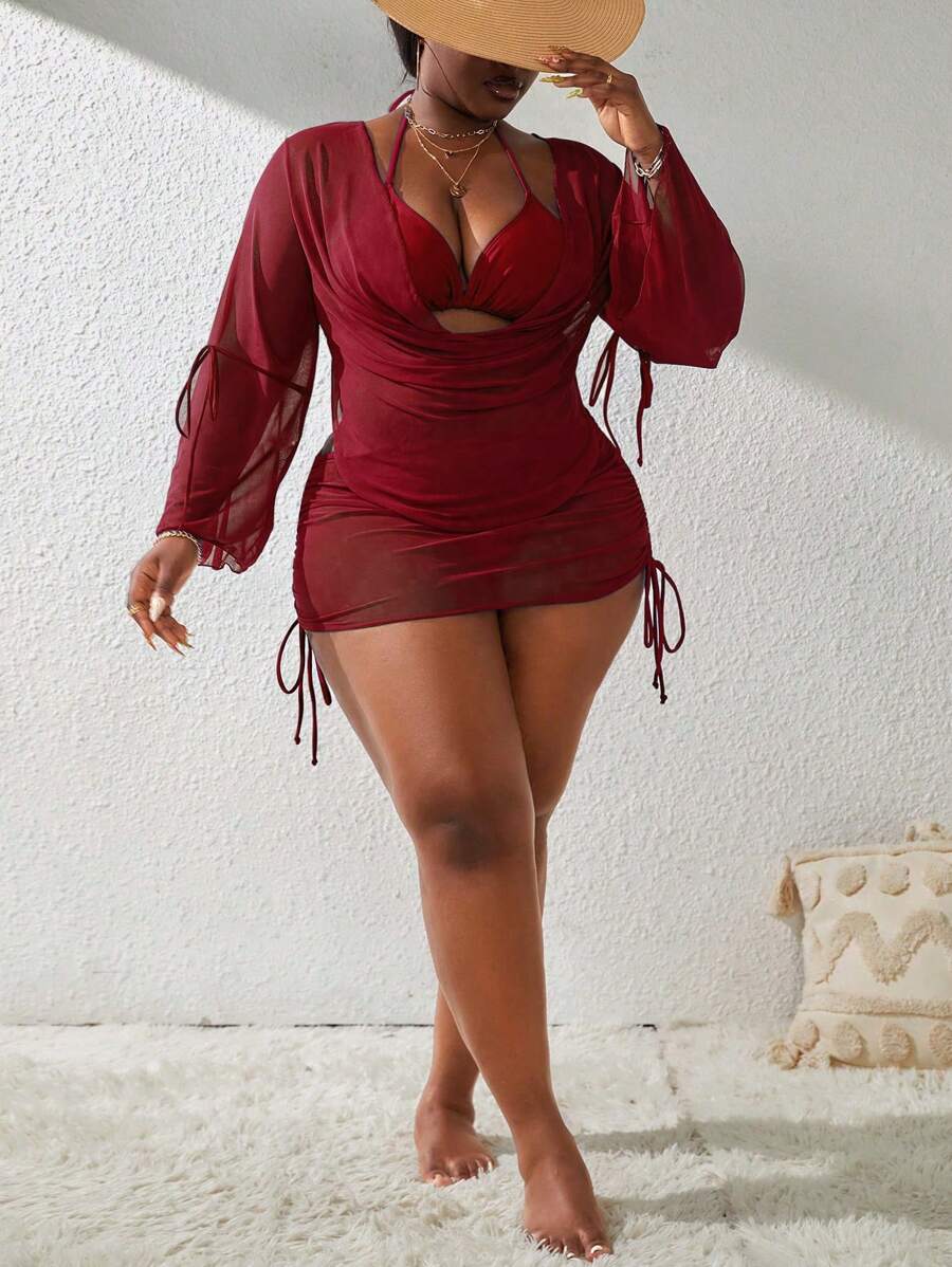 Conjunto Plus Size Biquíni de Verão Completo