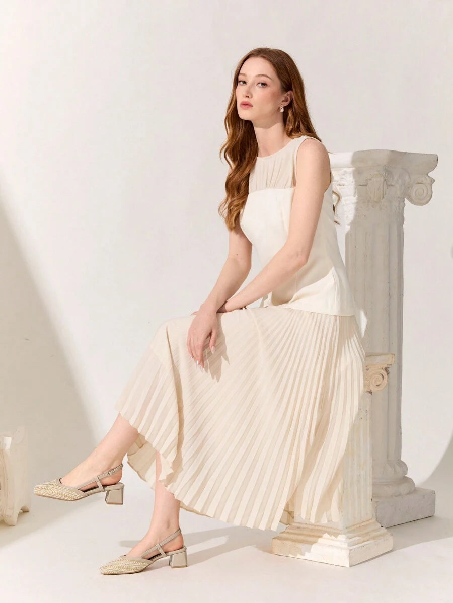 Sandália Salto Quadrado Damasco – Conforto e Estilo