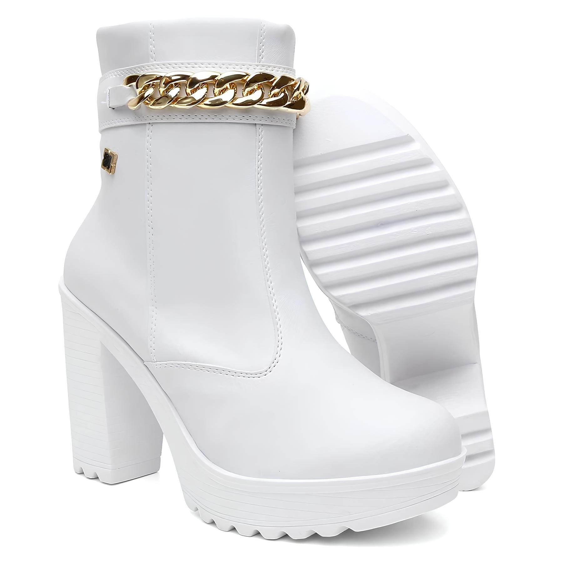 Coturno Feminino Cano Baixo – Salto 11cm e Conforto