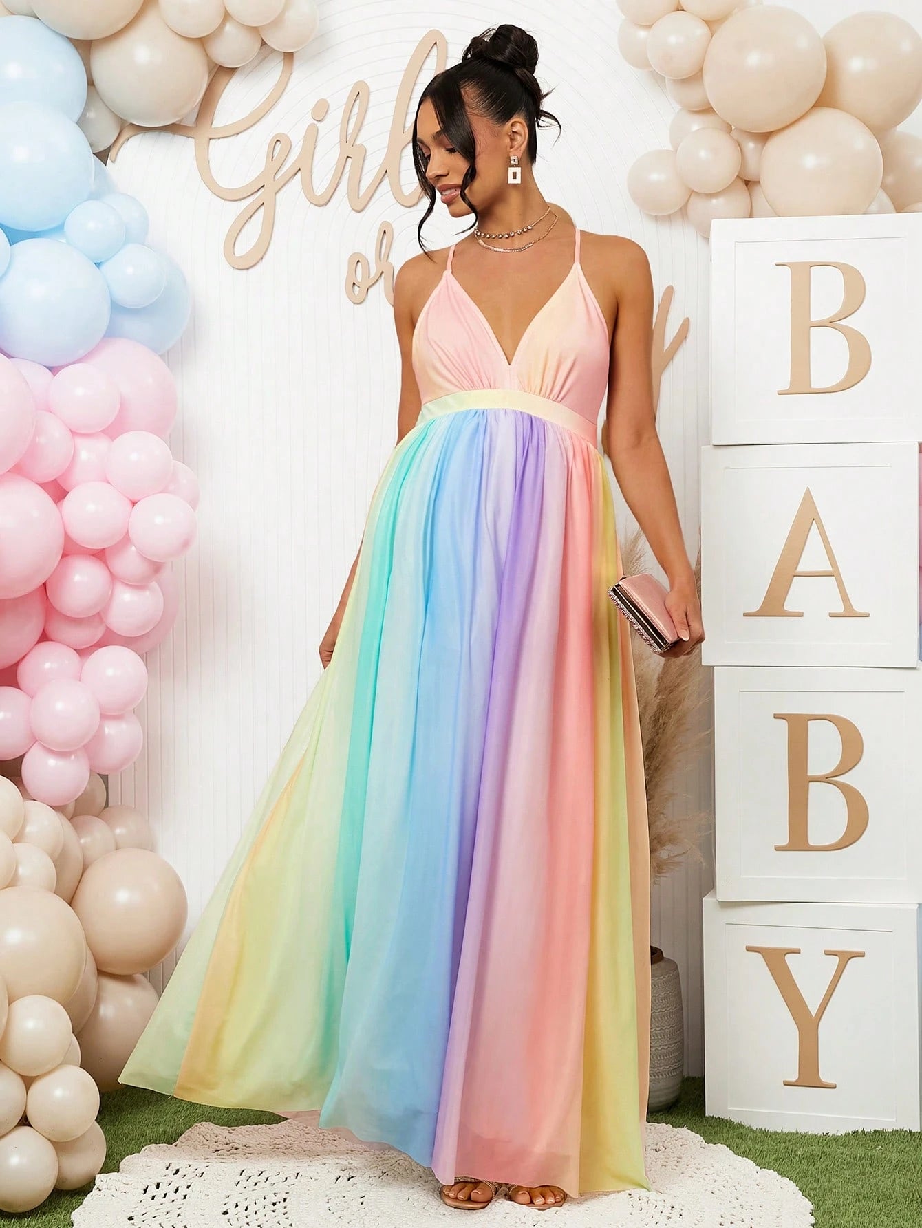 Vestido Gestante Longo – Conforto e Estilo em 1 Peça!