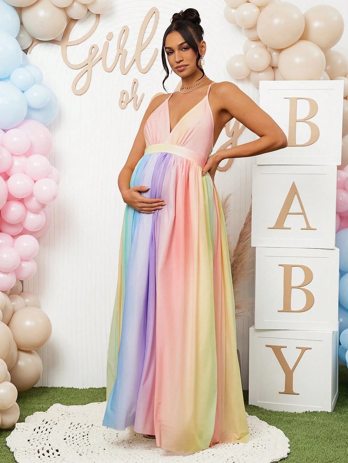 Vestido Gestante Longo – Conforto e Estilo em 1 Peça!