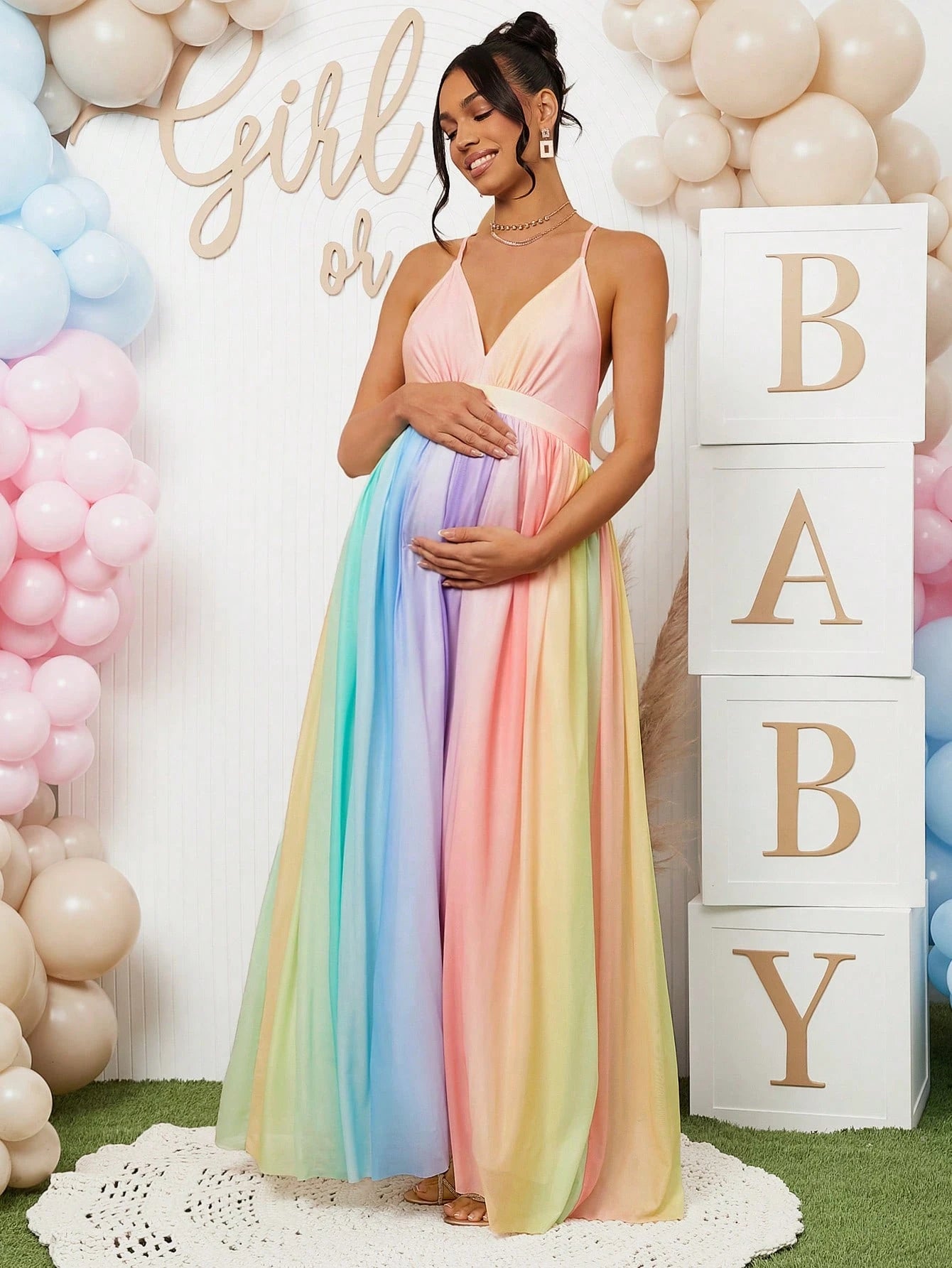 Vestido Gestante Longo – Conforto e Estilo em 1 Peça!