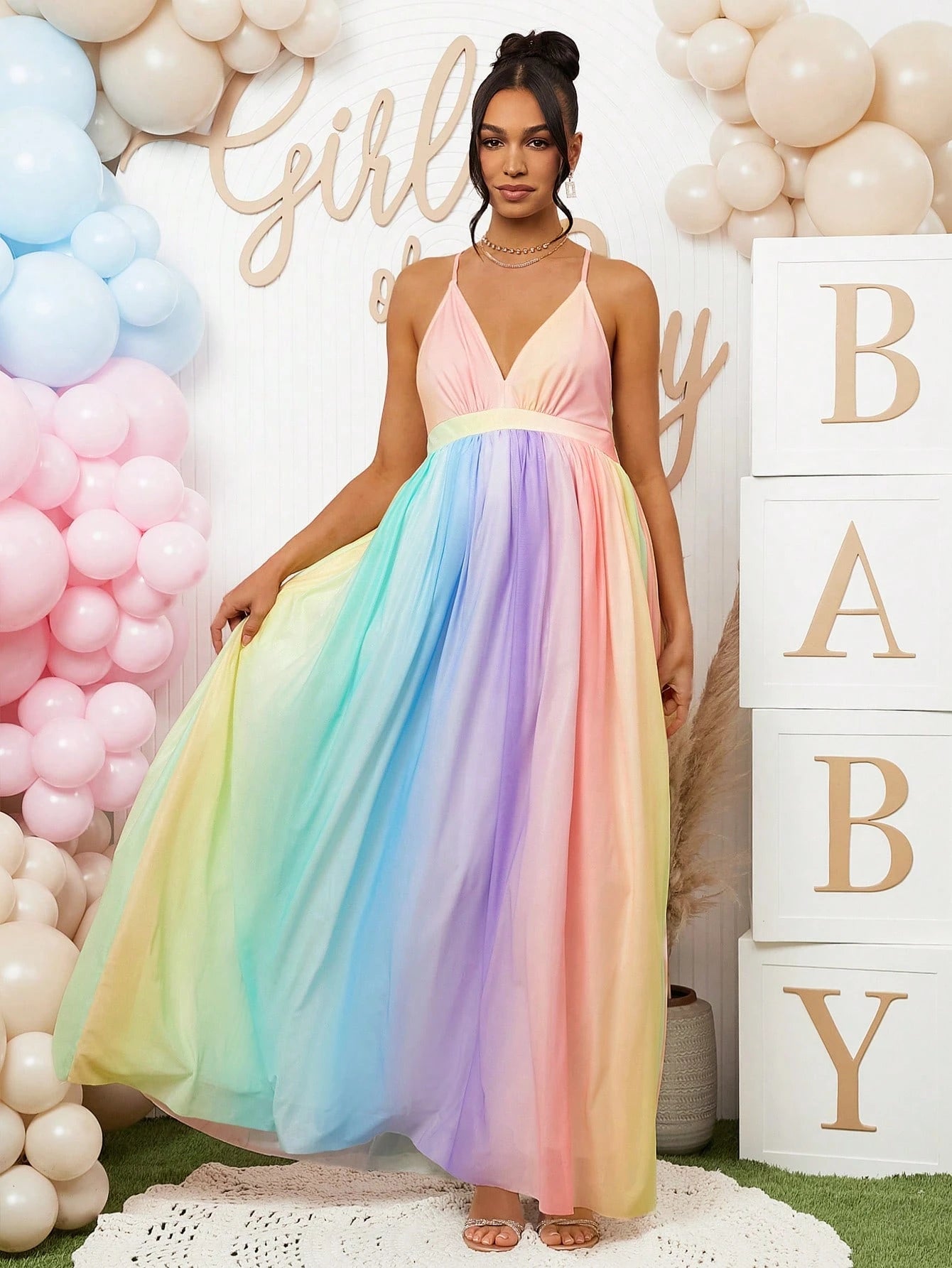 Vestido Gestante Longo – Conforto e Estilo em 1 Peça!